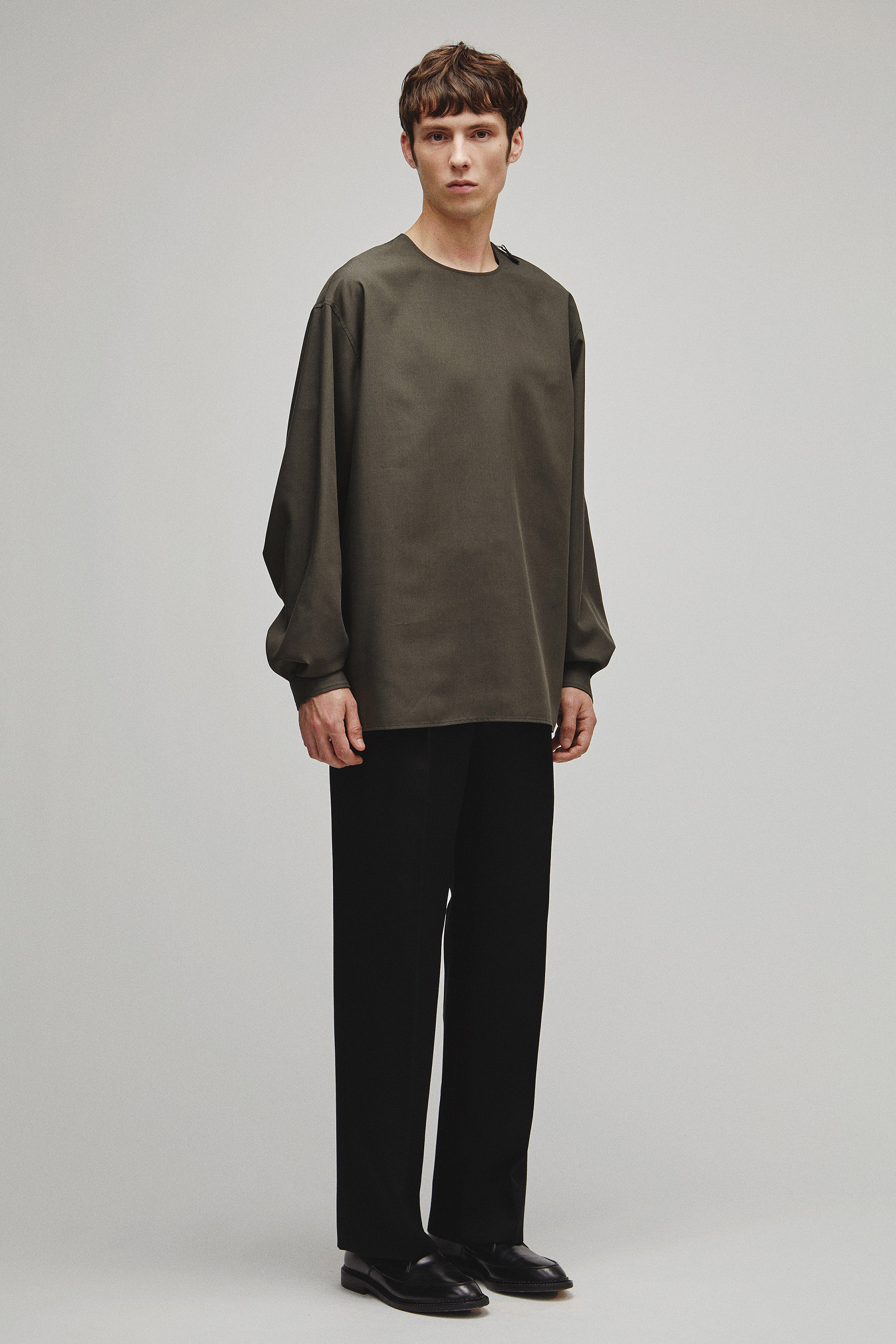 THE SIDE ZIP PULLOVER SHIRT