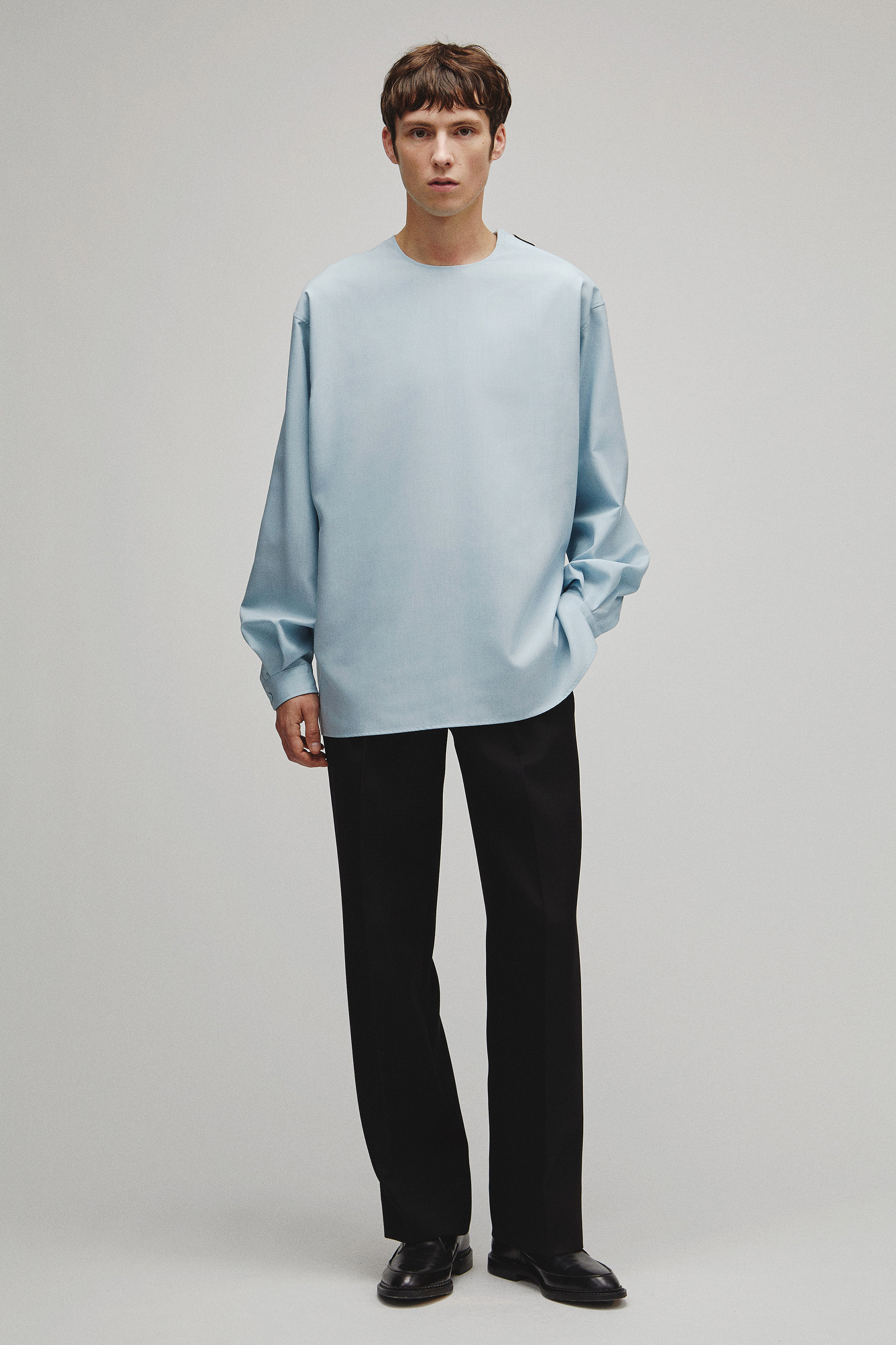 THE SIDE ZIP PULLOVER SHIRT