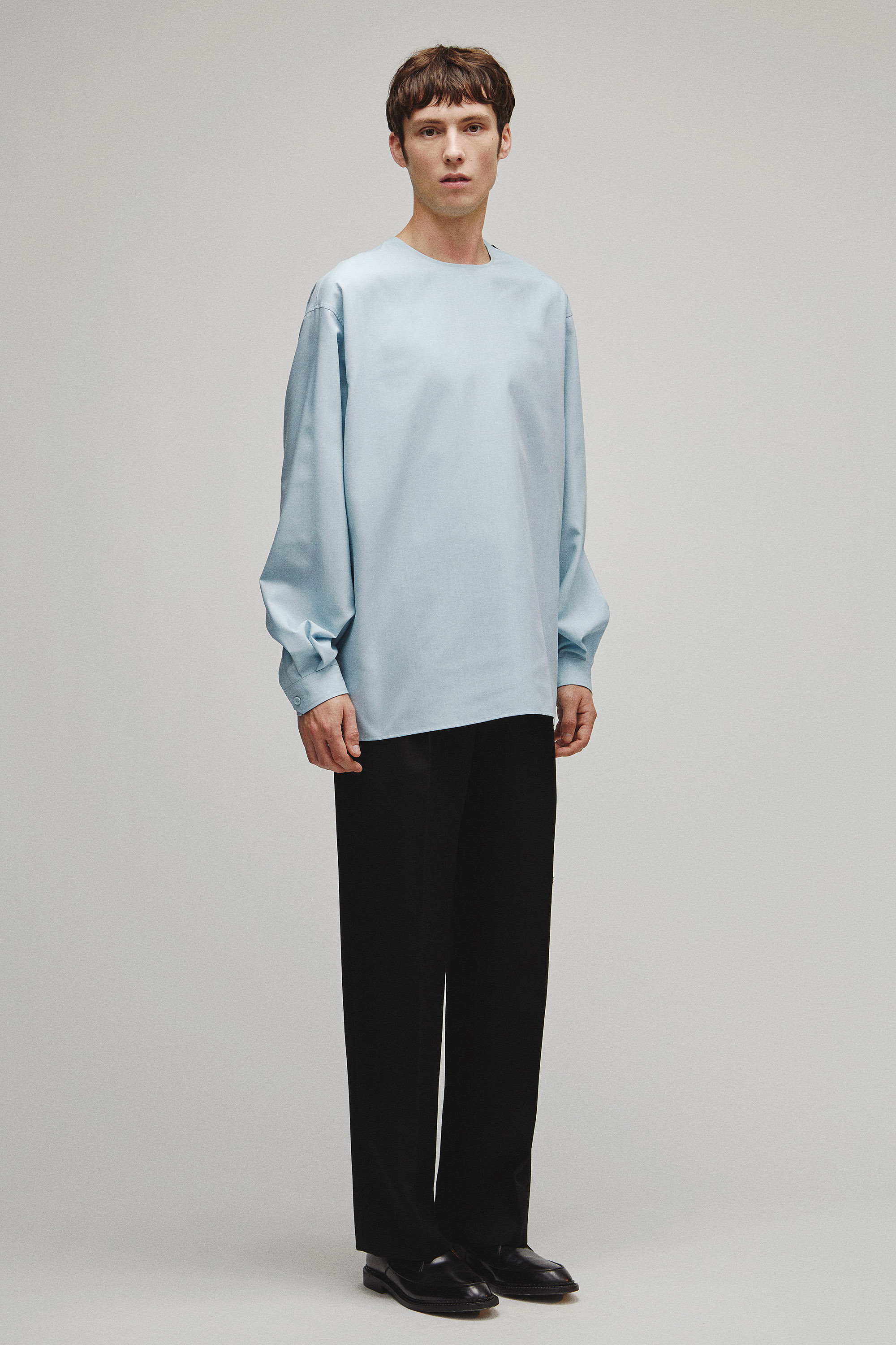THE SIDE ZIP PULLOVER SHIRT