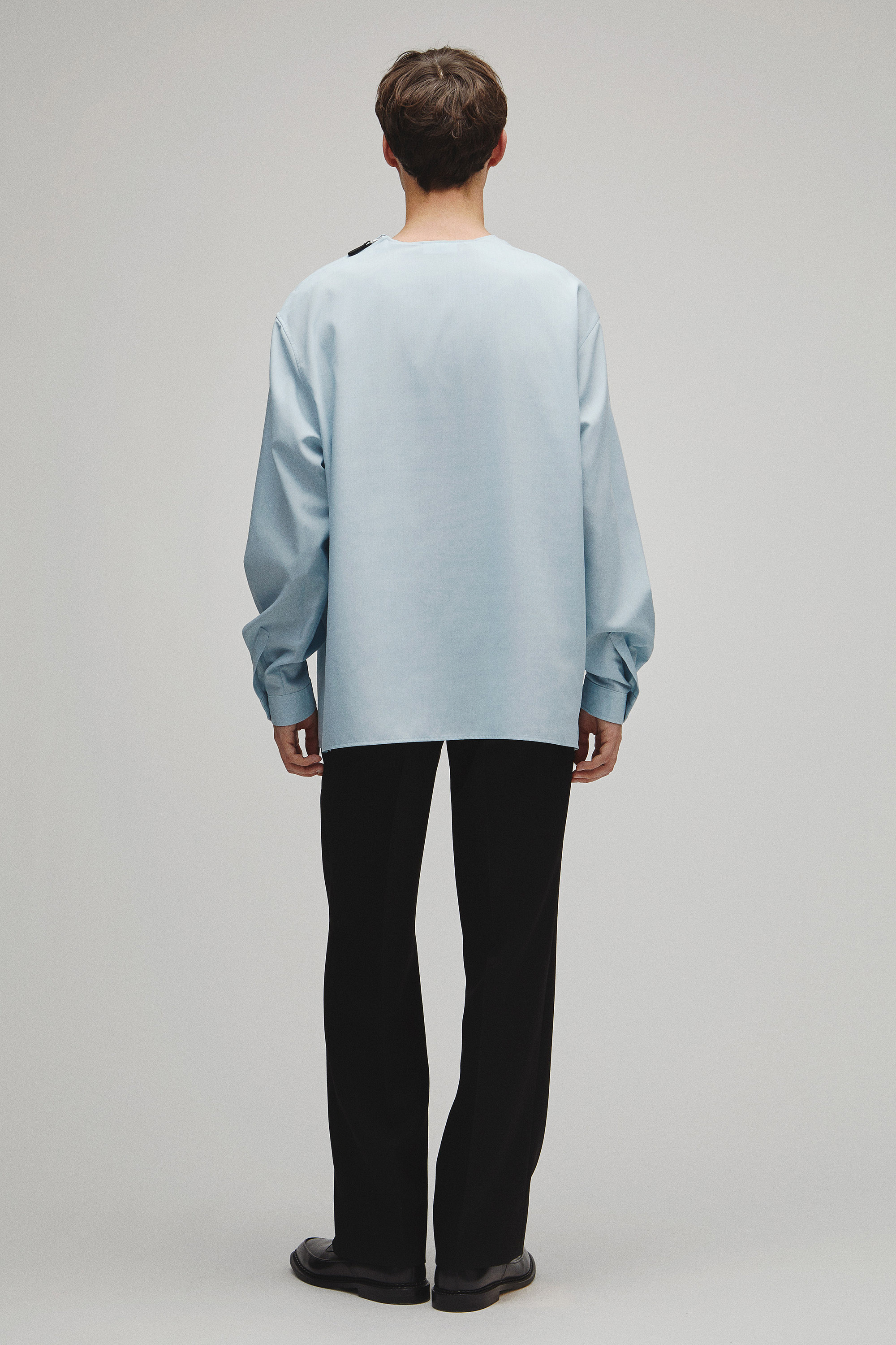 THE SIDE ZIP PULLOVER SHIRT