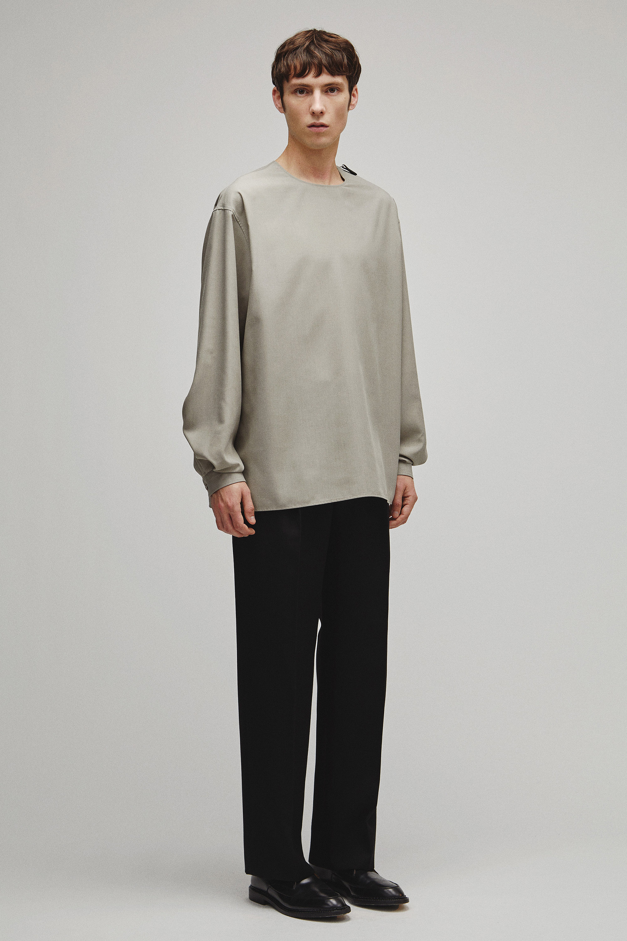 THE SIDE ZIP PULLOVER SHIRT