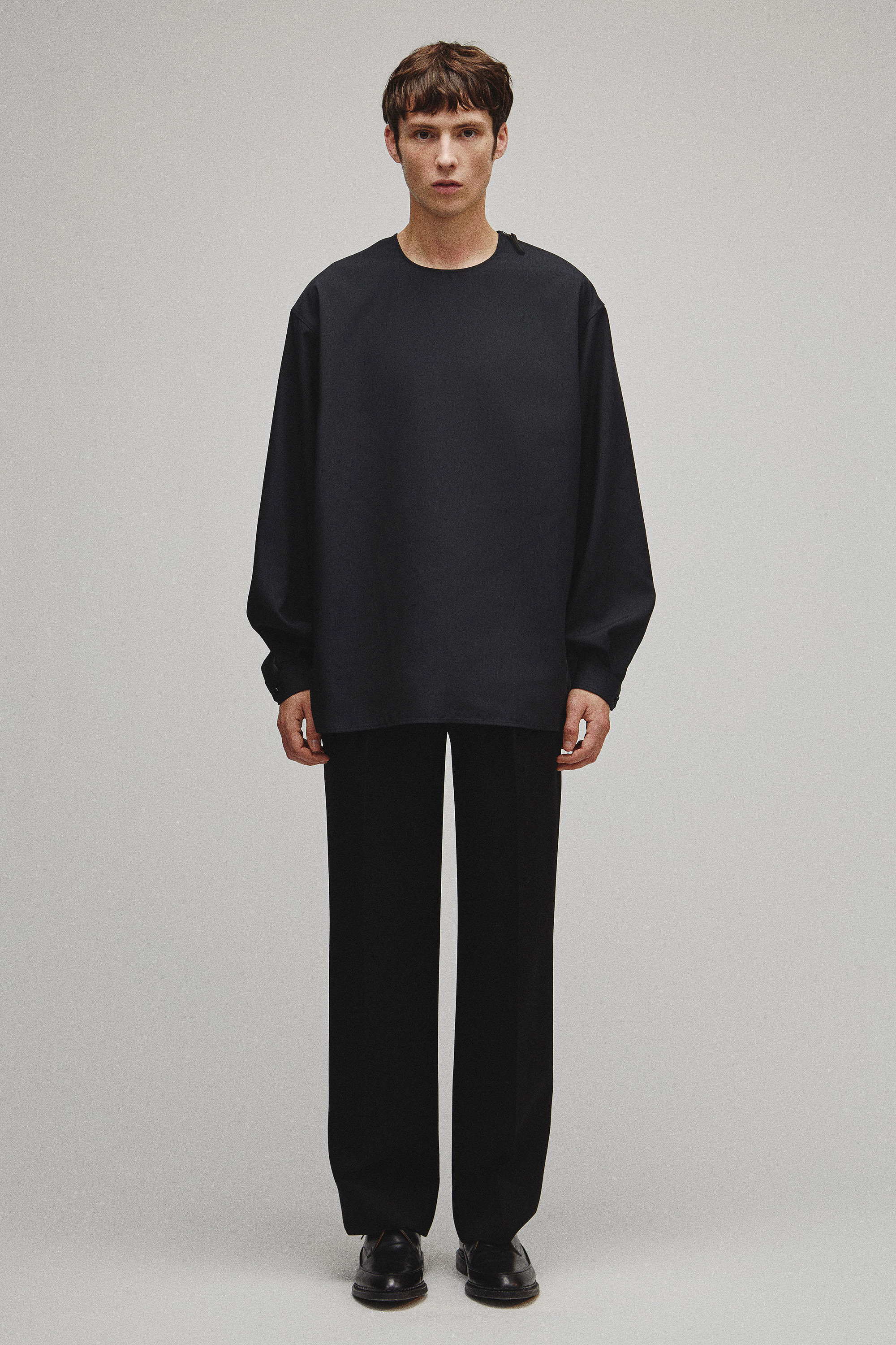 THE SIDE ZIP PULLOVER SHIRT