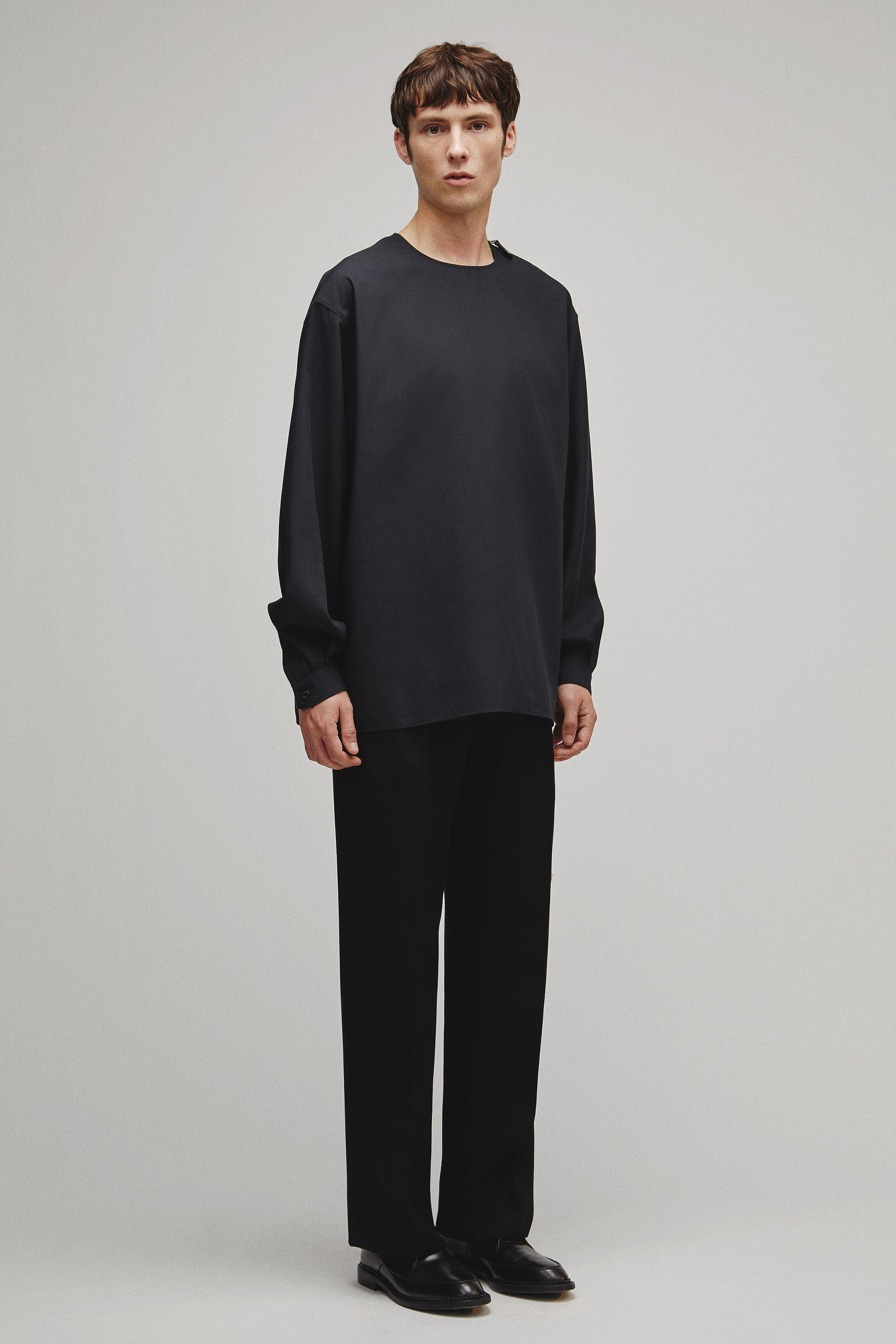 THE SIDE ZIP PULLOVER SHIRT