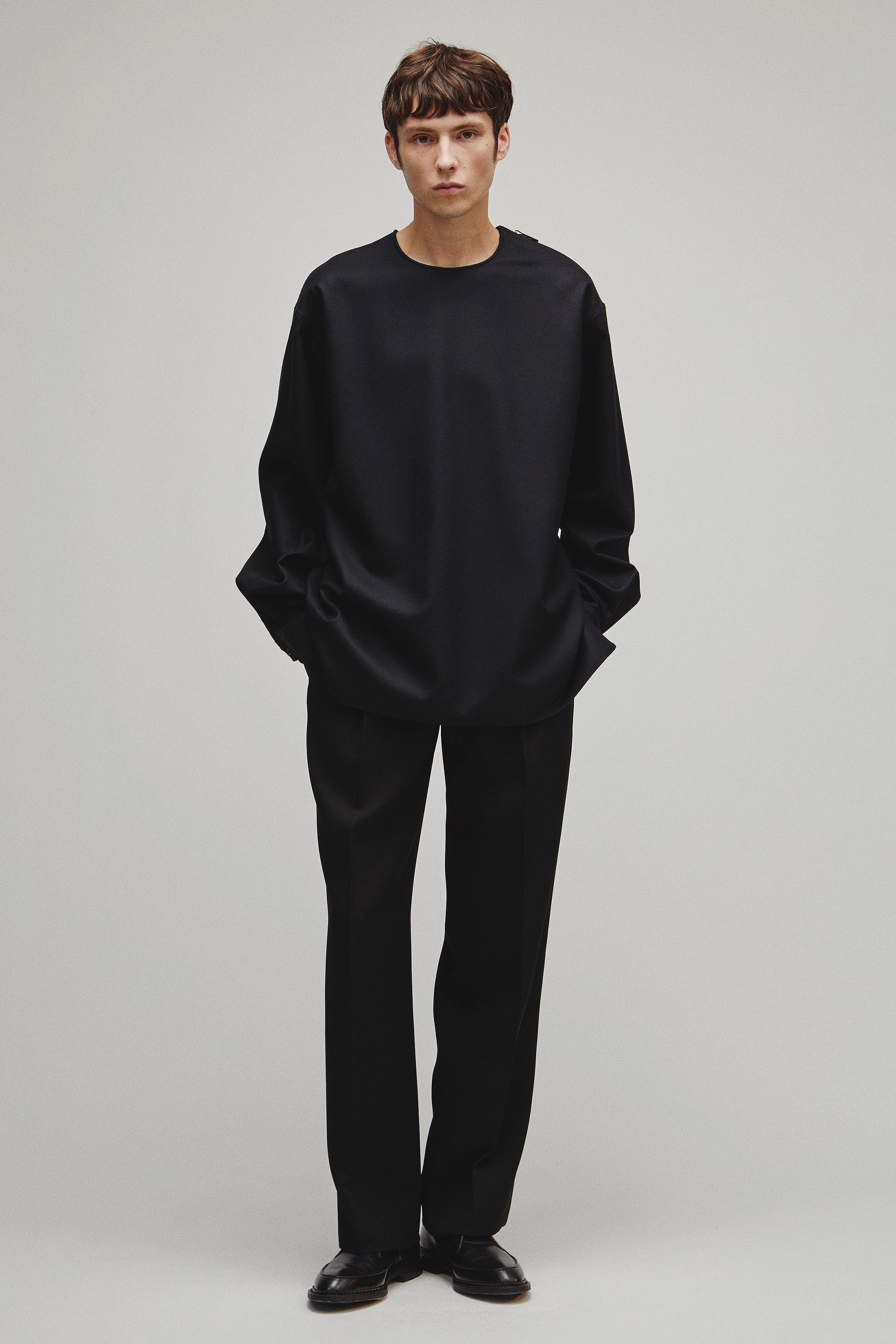 THE SIDE ZIP PULLOVER SHIRT