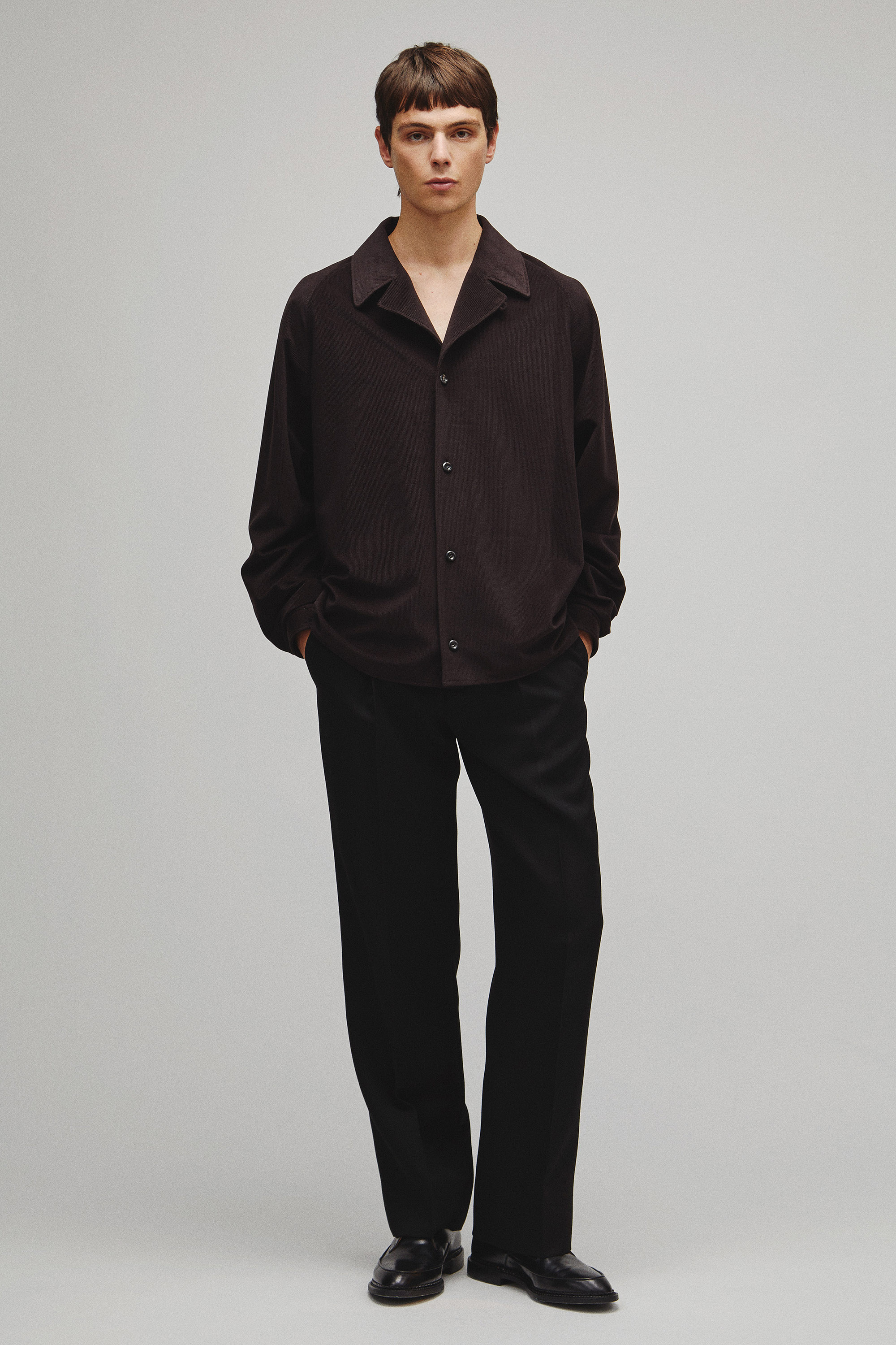 RERACS OPEN COLLAR SHIRT