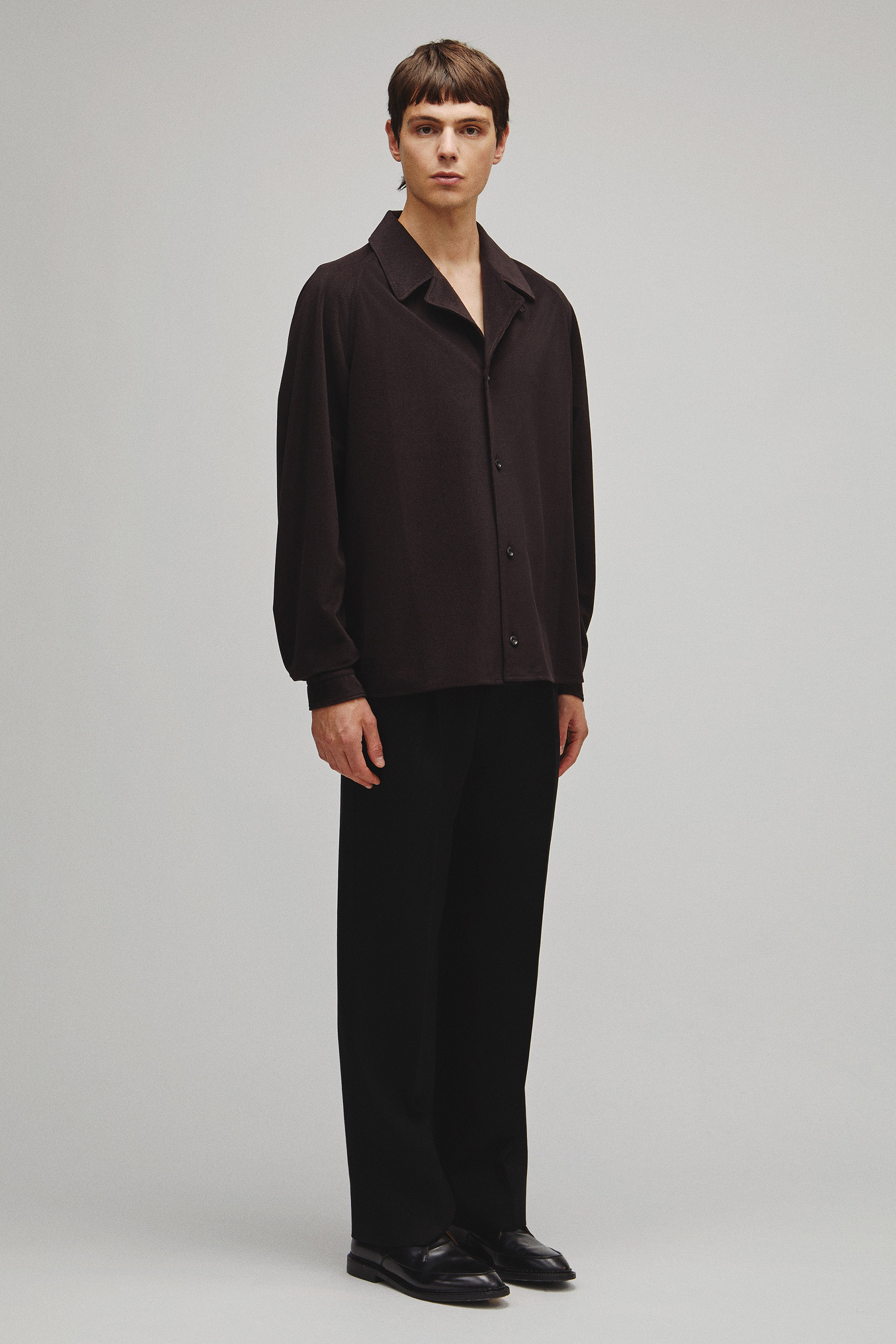 RERACS OPEN COLLAR SHIRT