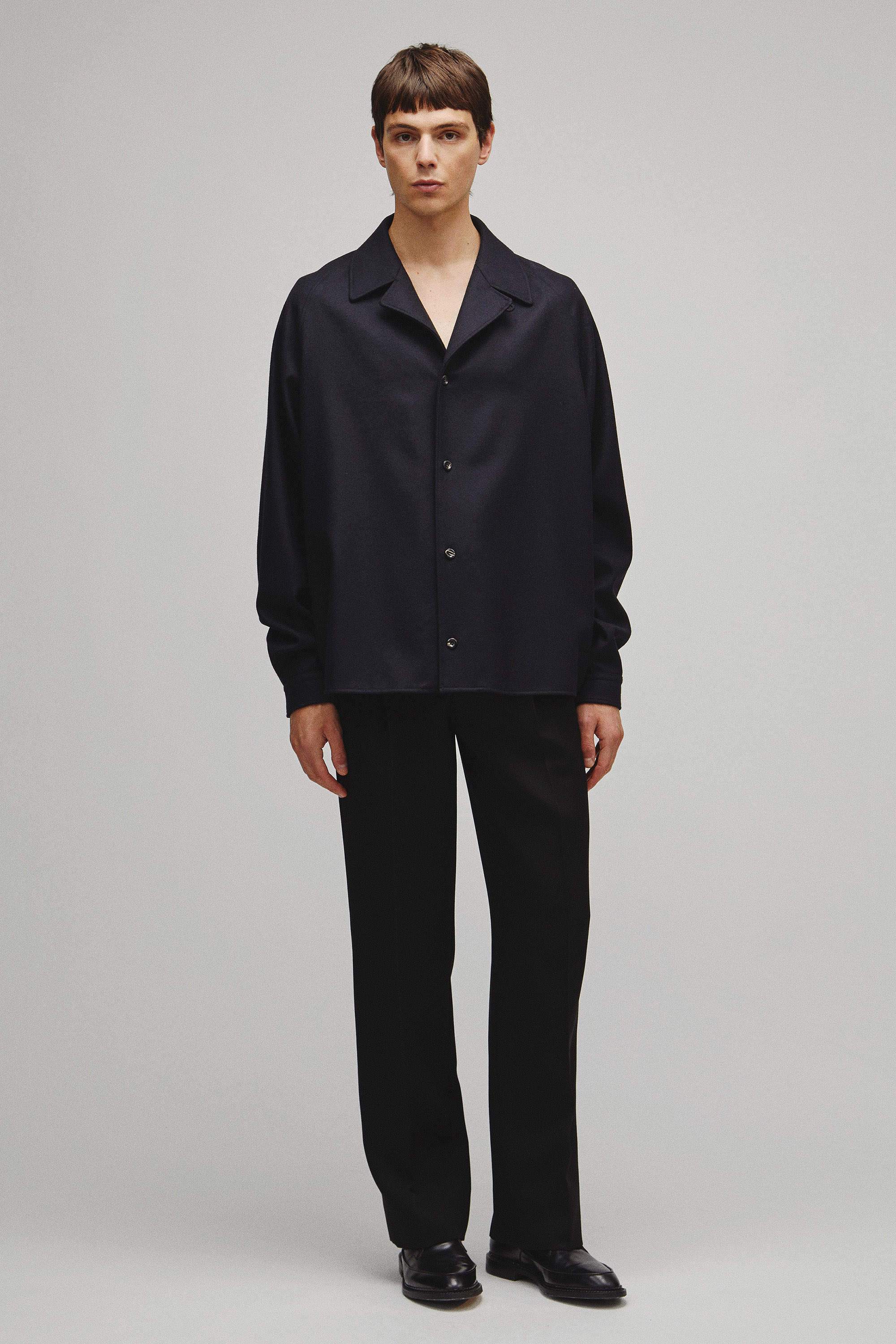 RERACS OPEN COLLAR SHIRT
