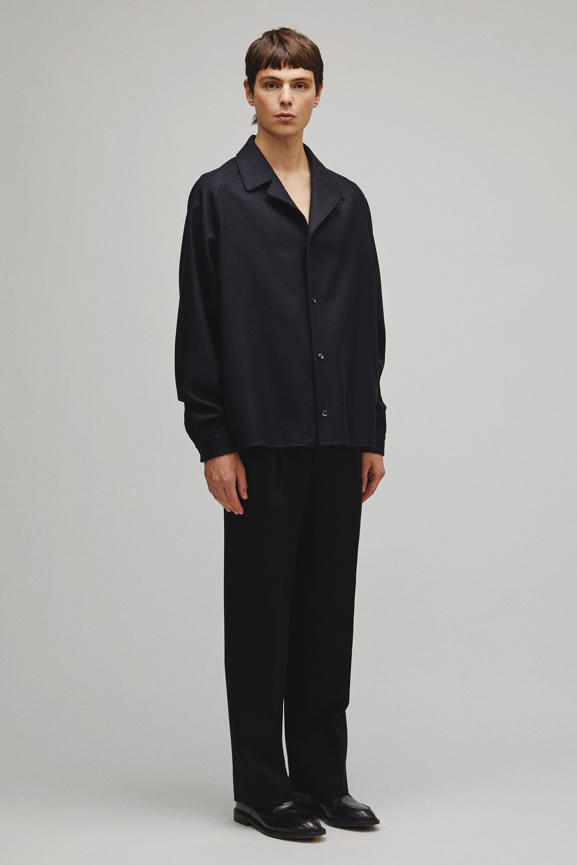 RERACS OPEN COLLAR SHIRT