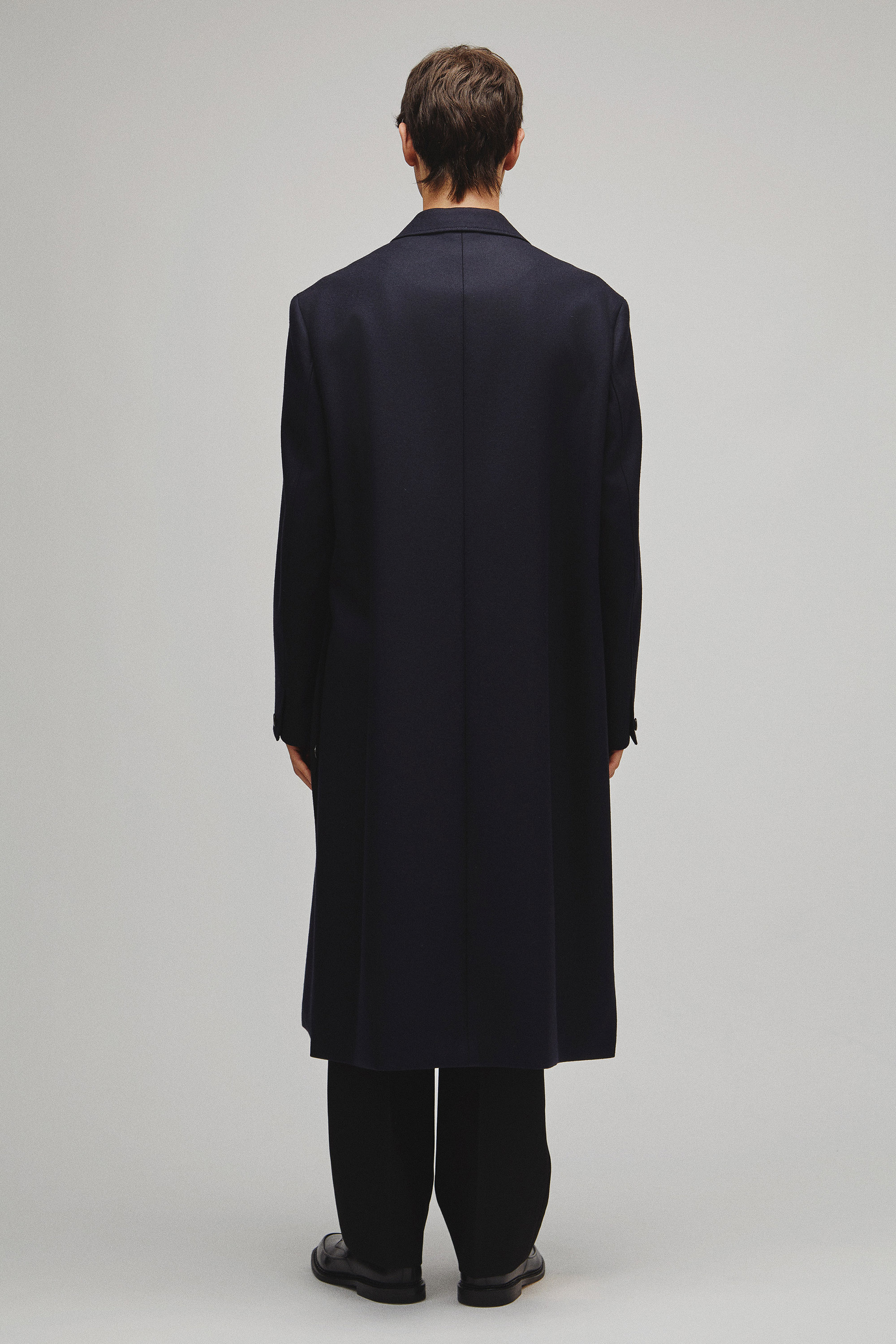 THE DOUBLE PEAKED TAILORED COAT