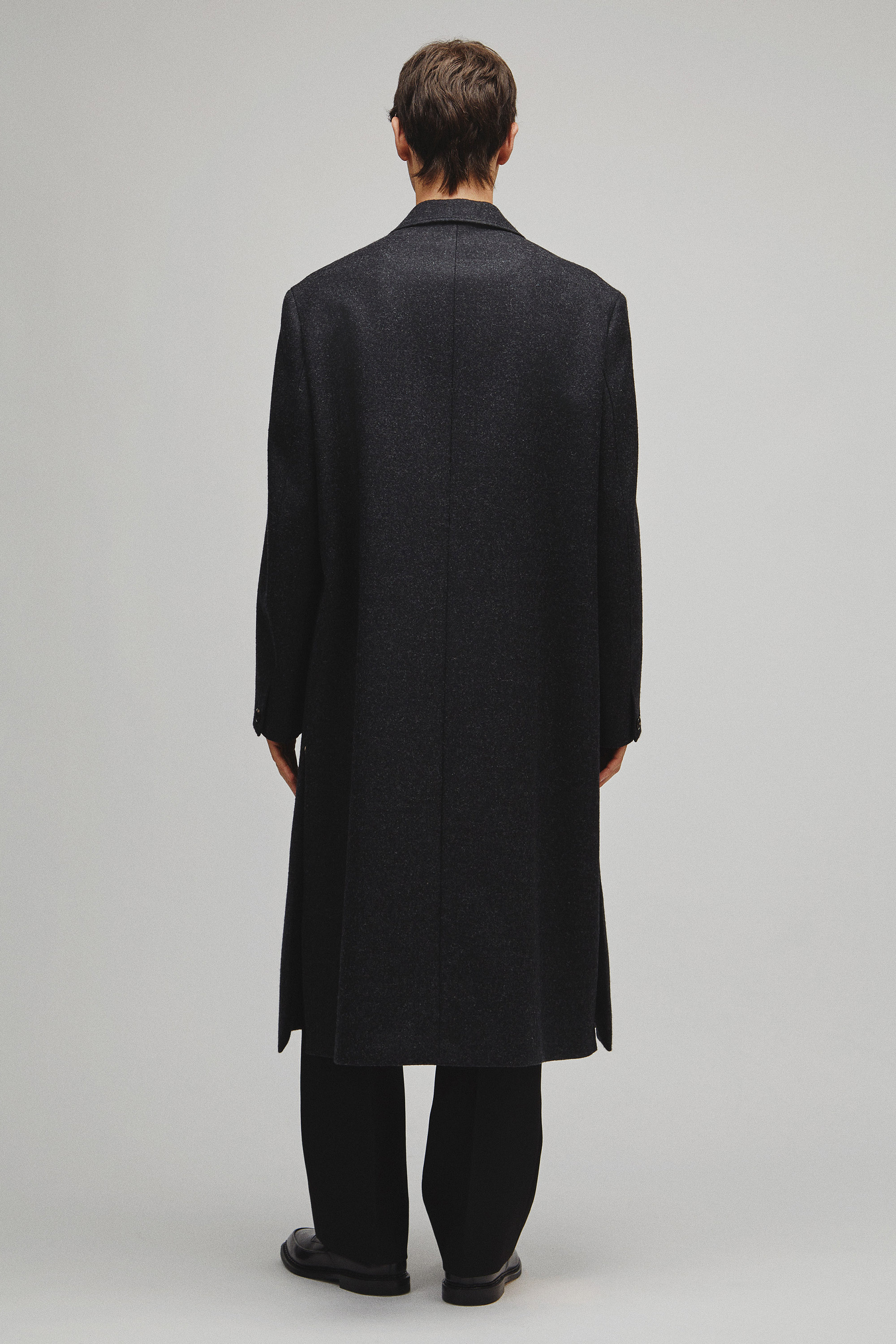 THE DOUBLE PEAKED TAILORED COAT