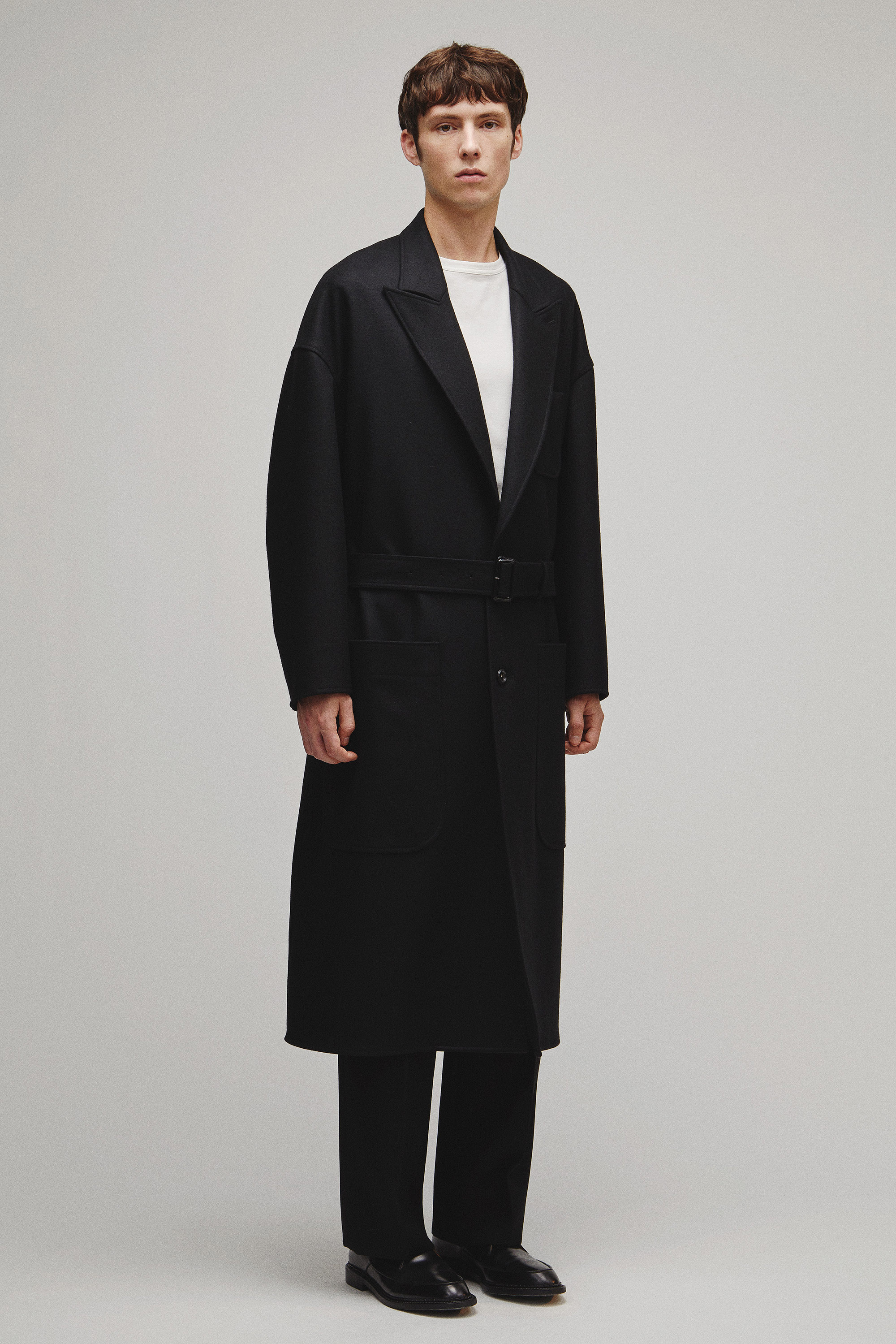 RERACS PEAKED LAPEL SHIRT COAT