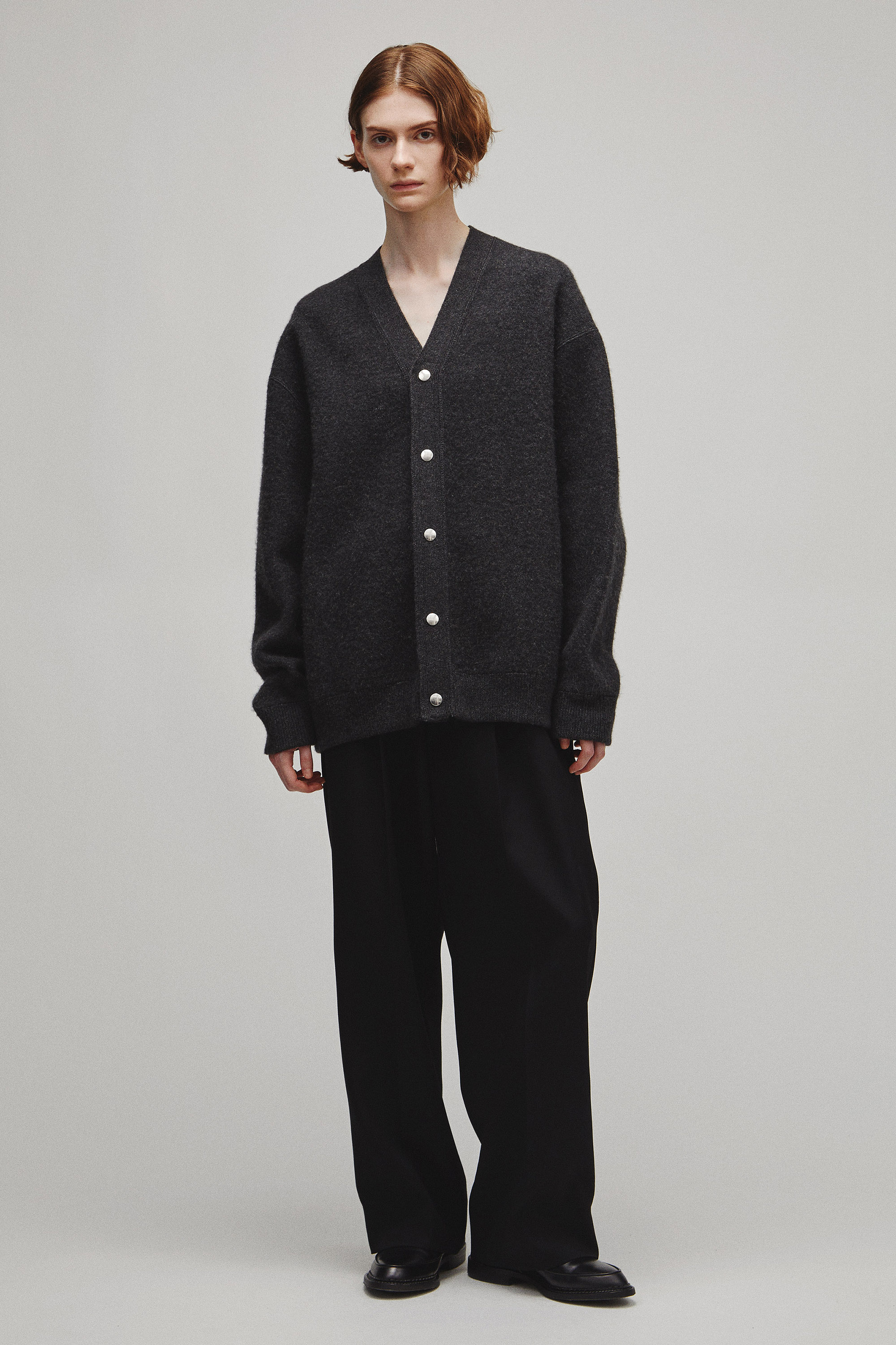RERACS SNAP BUTTON KNIT CARDIGAN