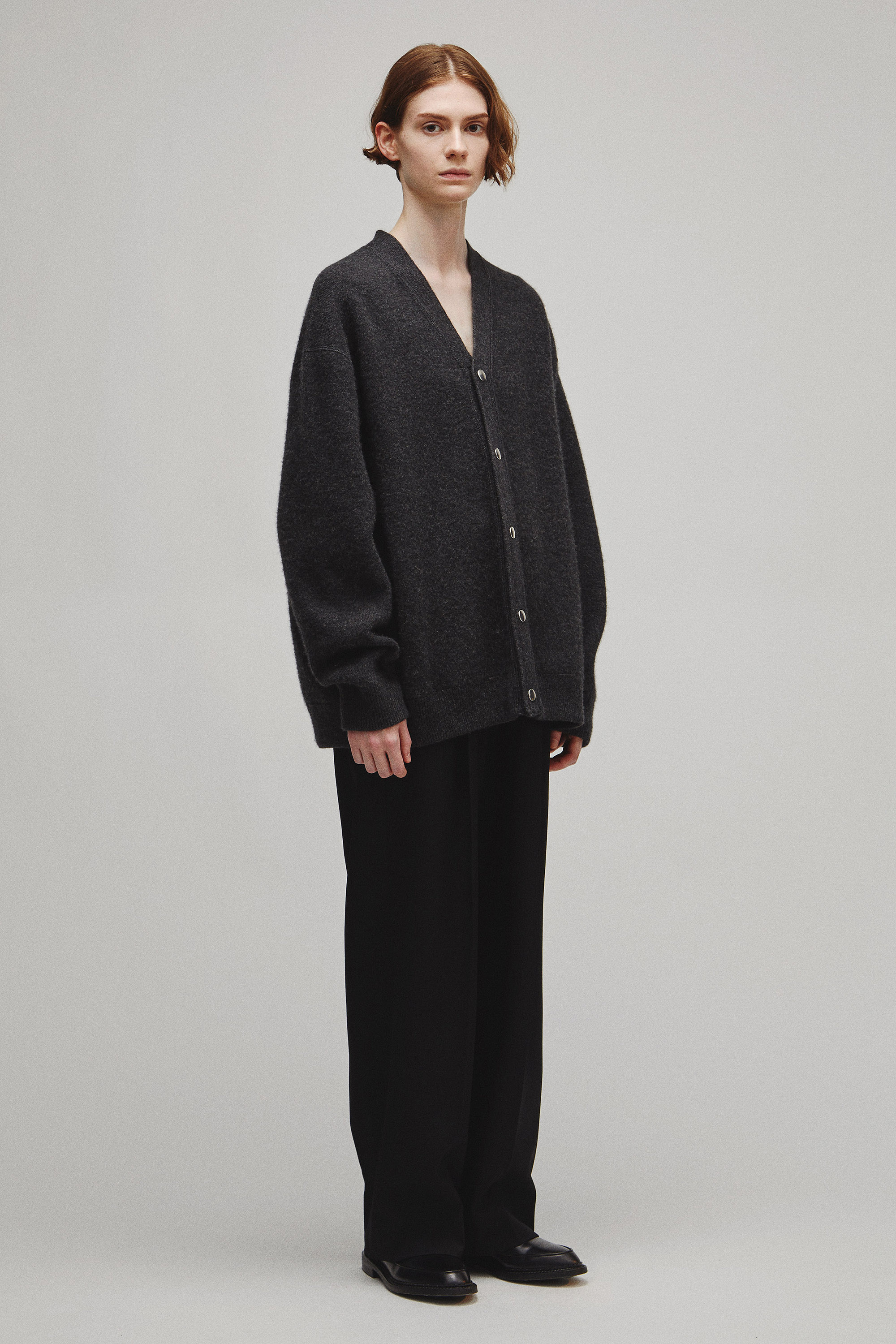 RERACS SNAP BUTTON KNIT CARDIGAN