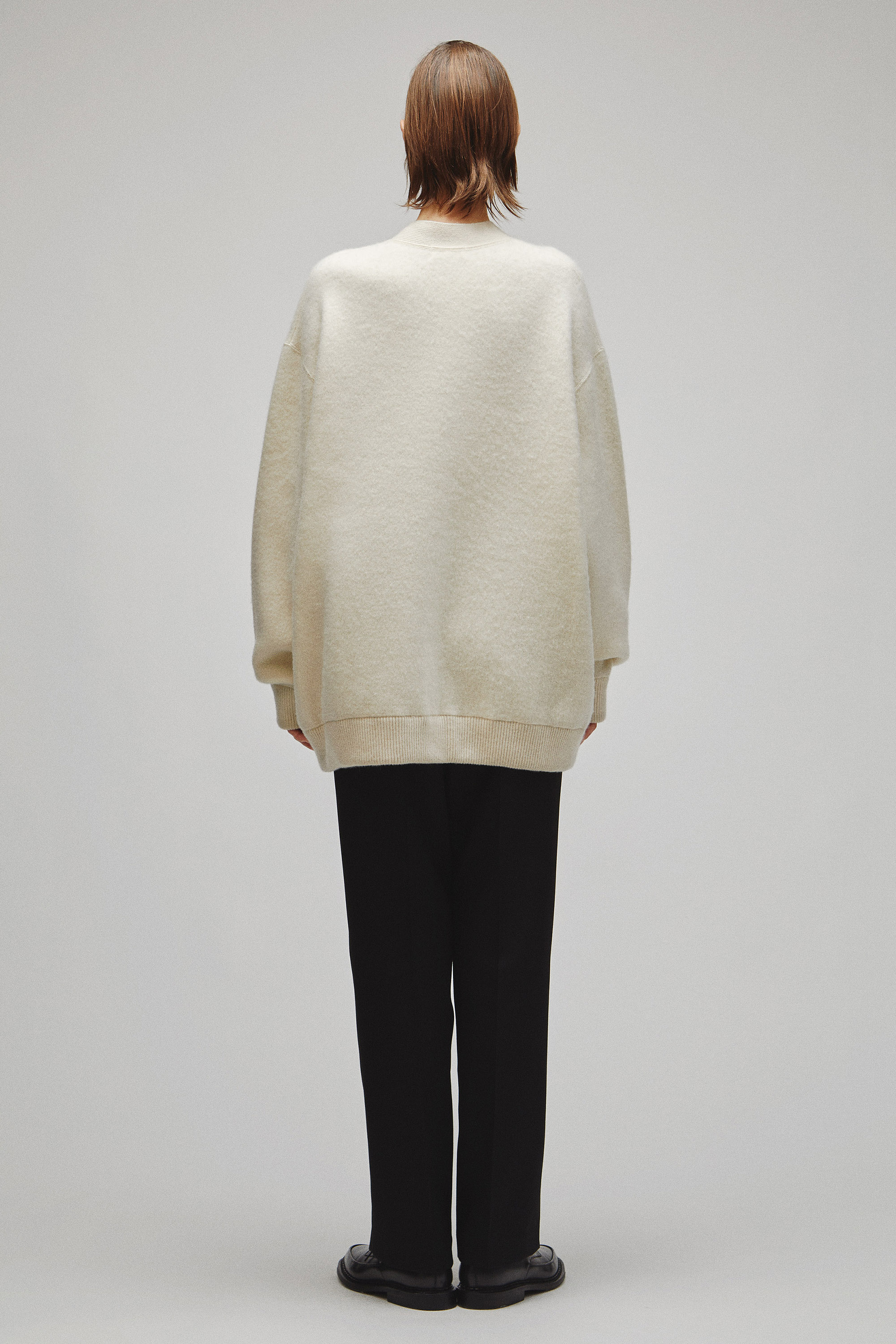 RERACS SNAP BUTTON KNIT CARDIGAN
