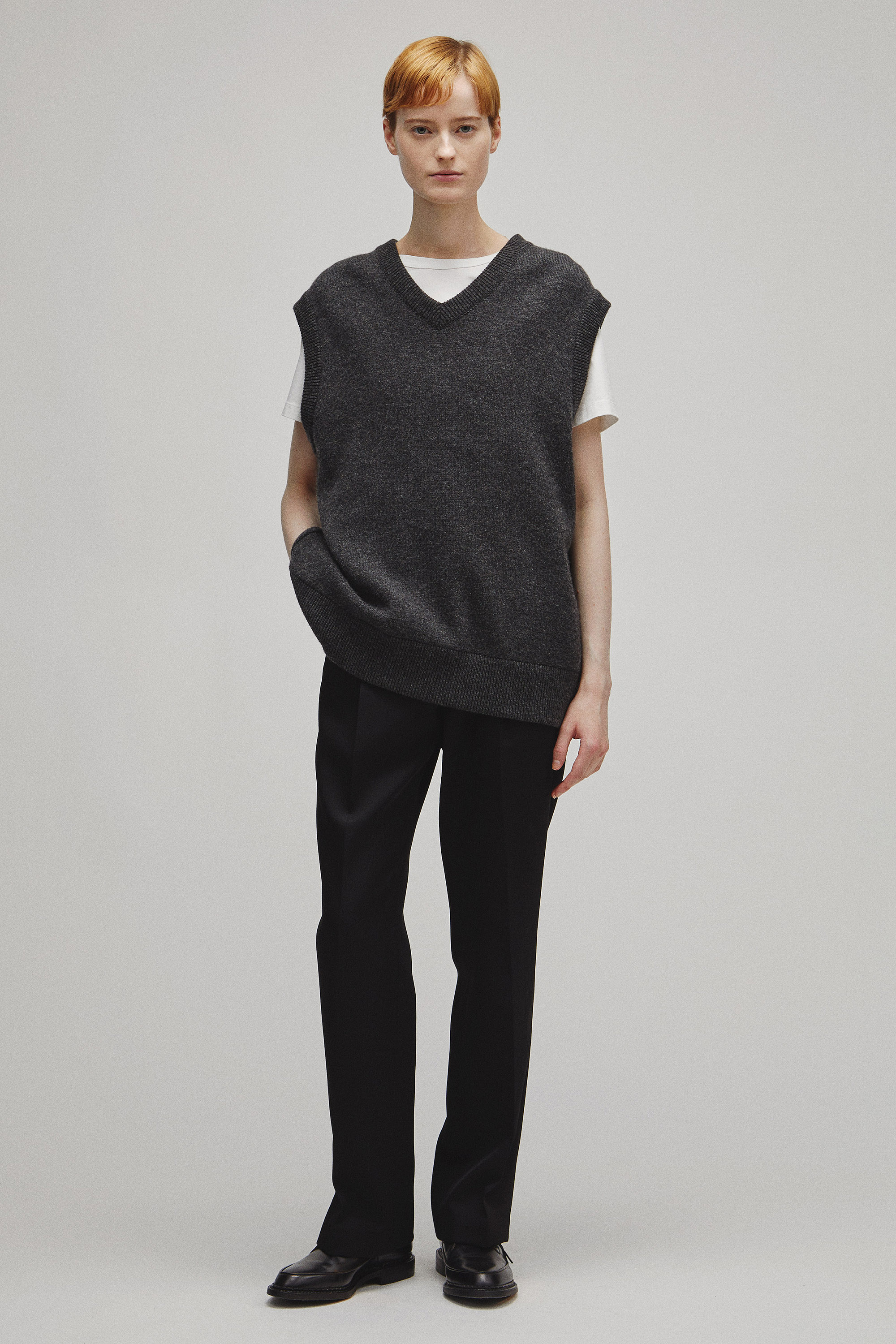 RERACS V NECK PULLOVER KNIT VEST