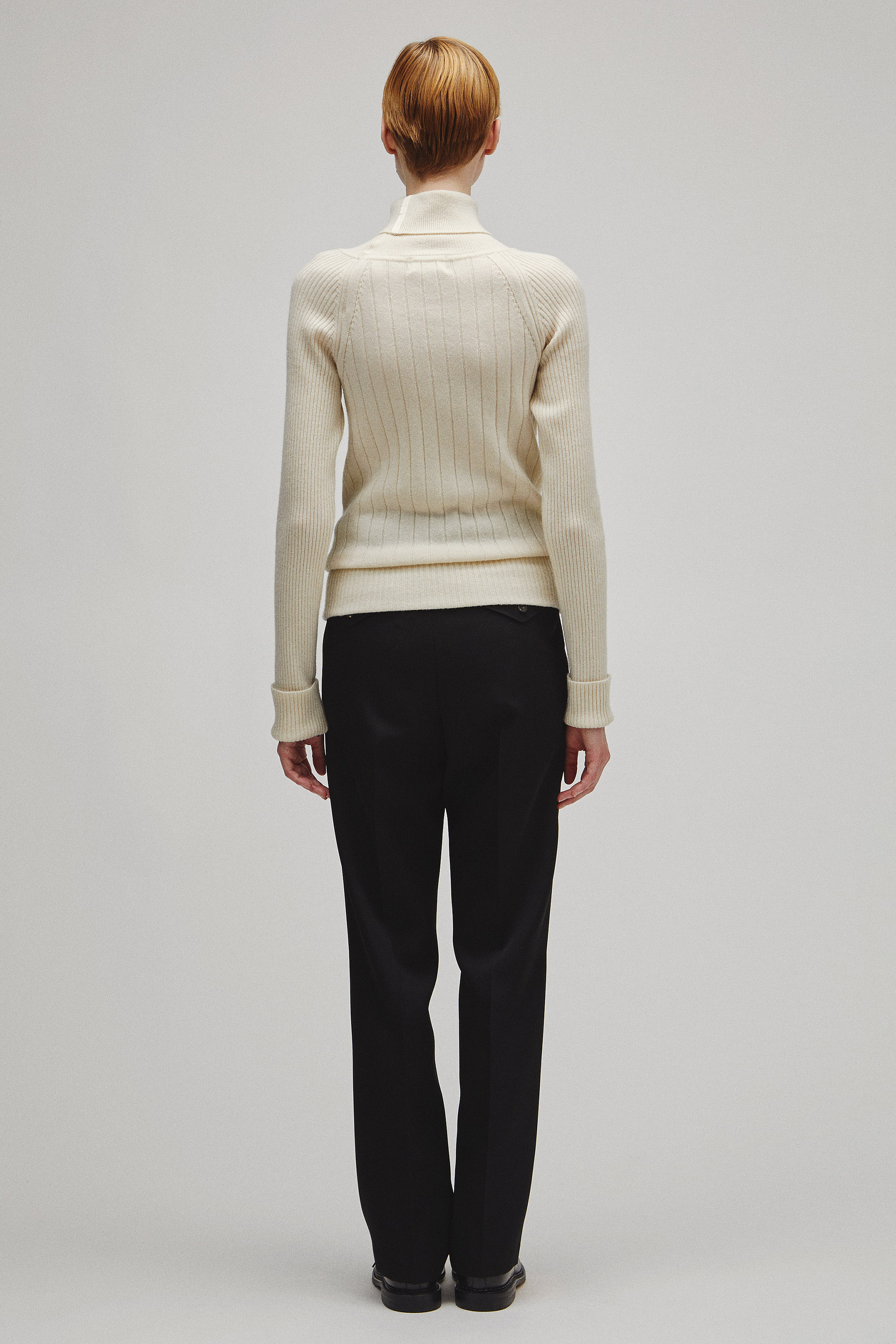 RERACS RAGLAN TURTLE NECK PULLOVER KNIT WOMENS