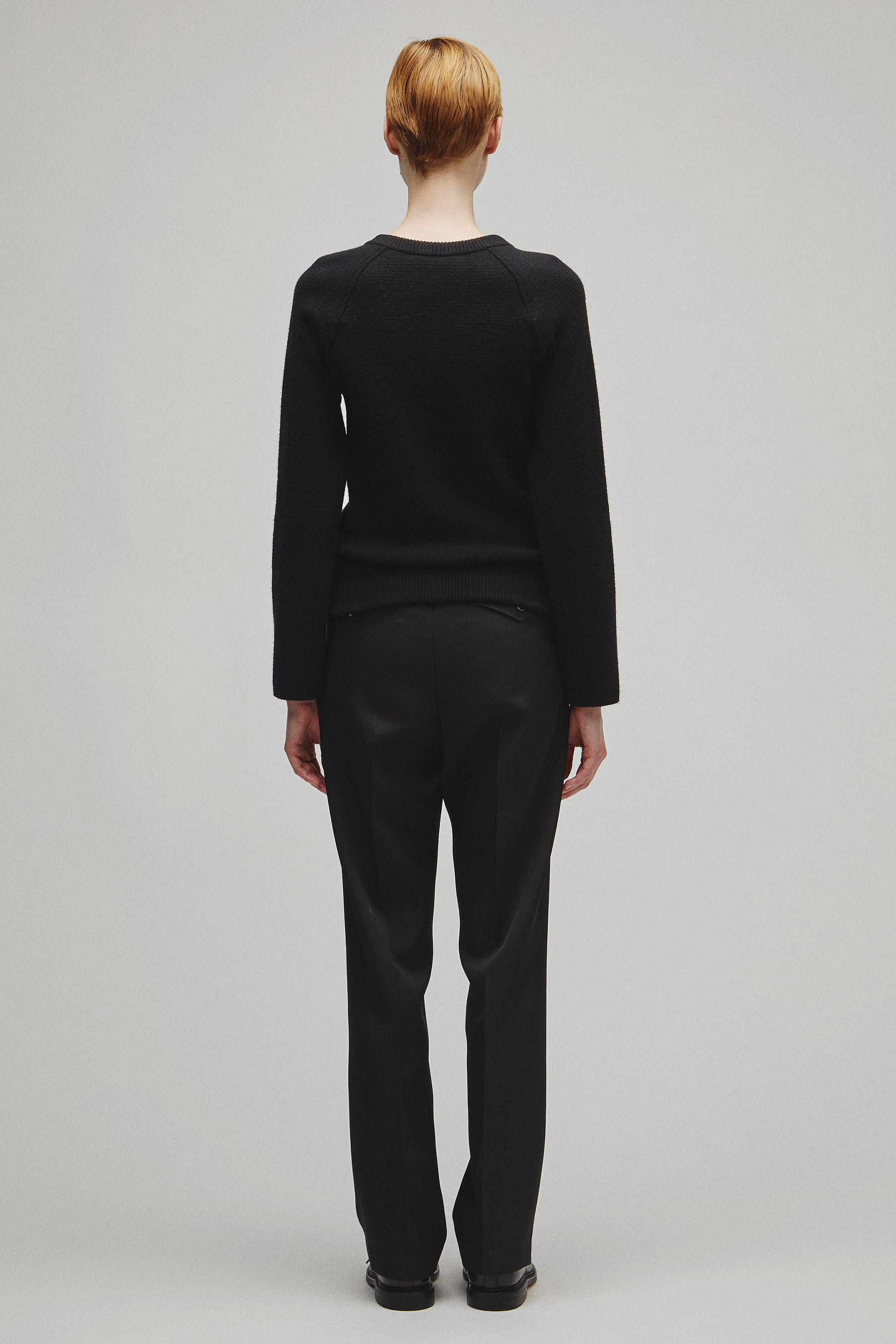 RERACS RAGLAN V NECK PULLOVER KNIT WOMENS