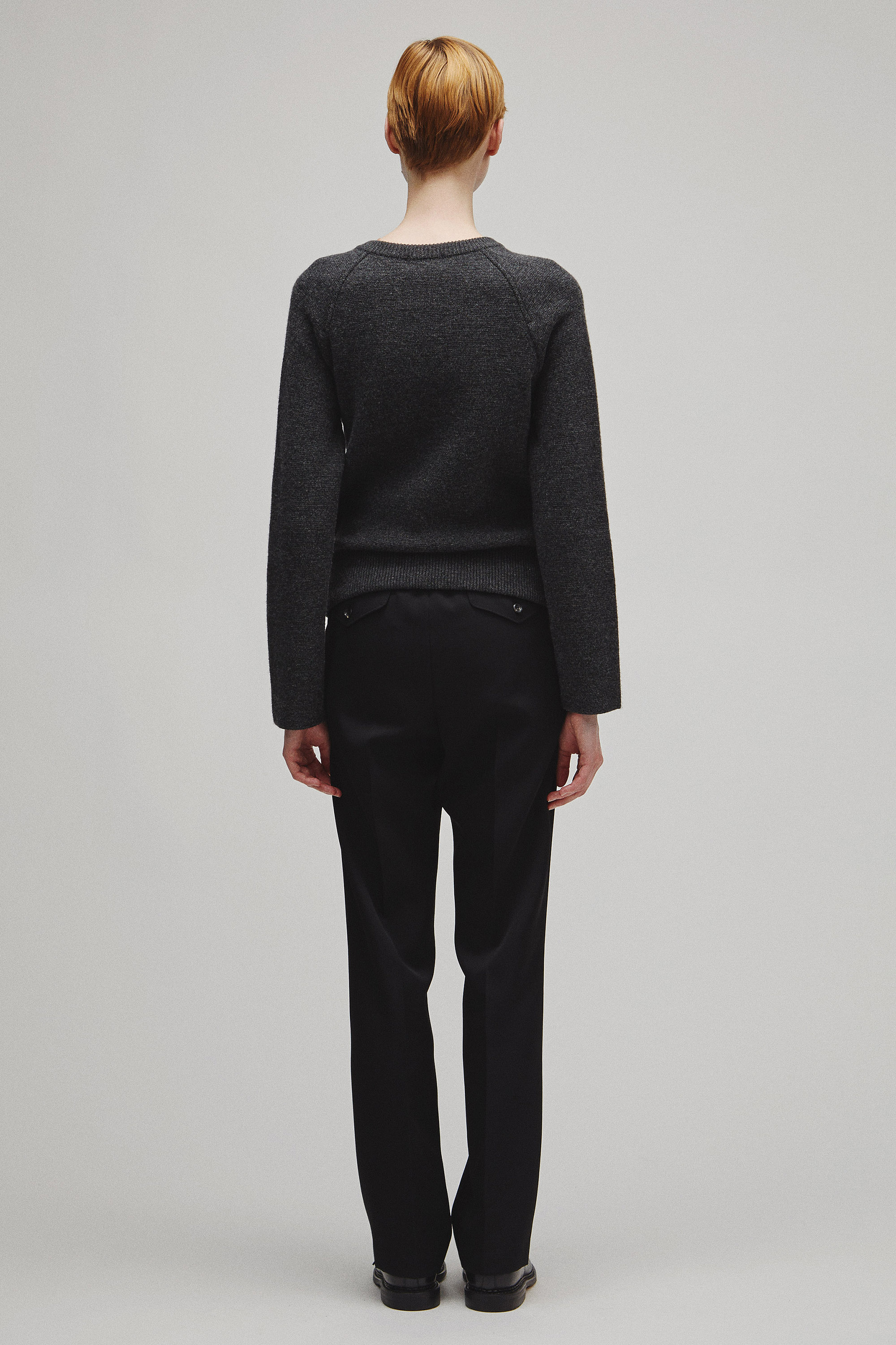 RERACS RAGLAN V NECK PULLOVER KNIT WOMENS