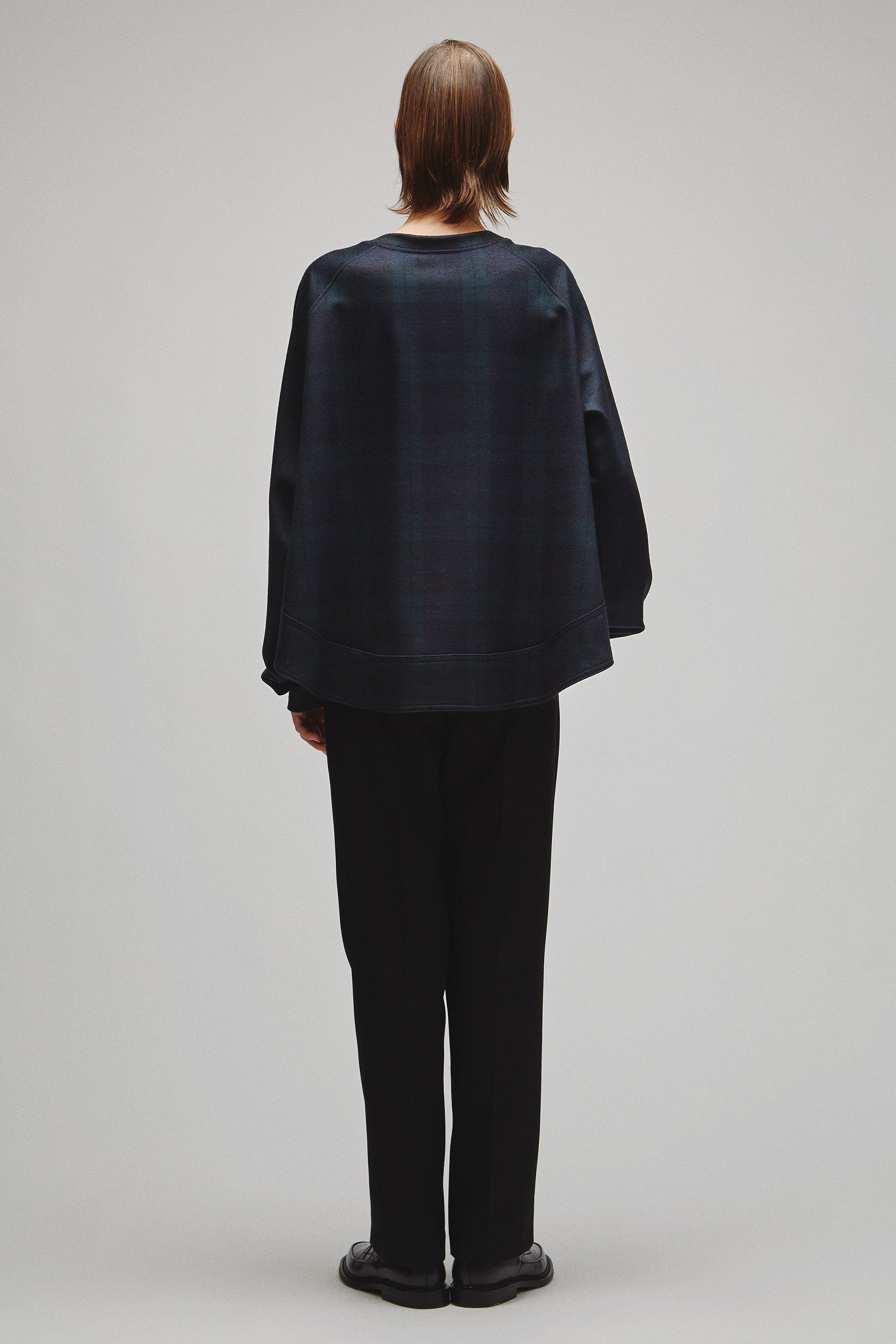 RERACS A-LINE SHORT RAGLAN SWEAT