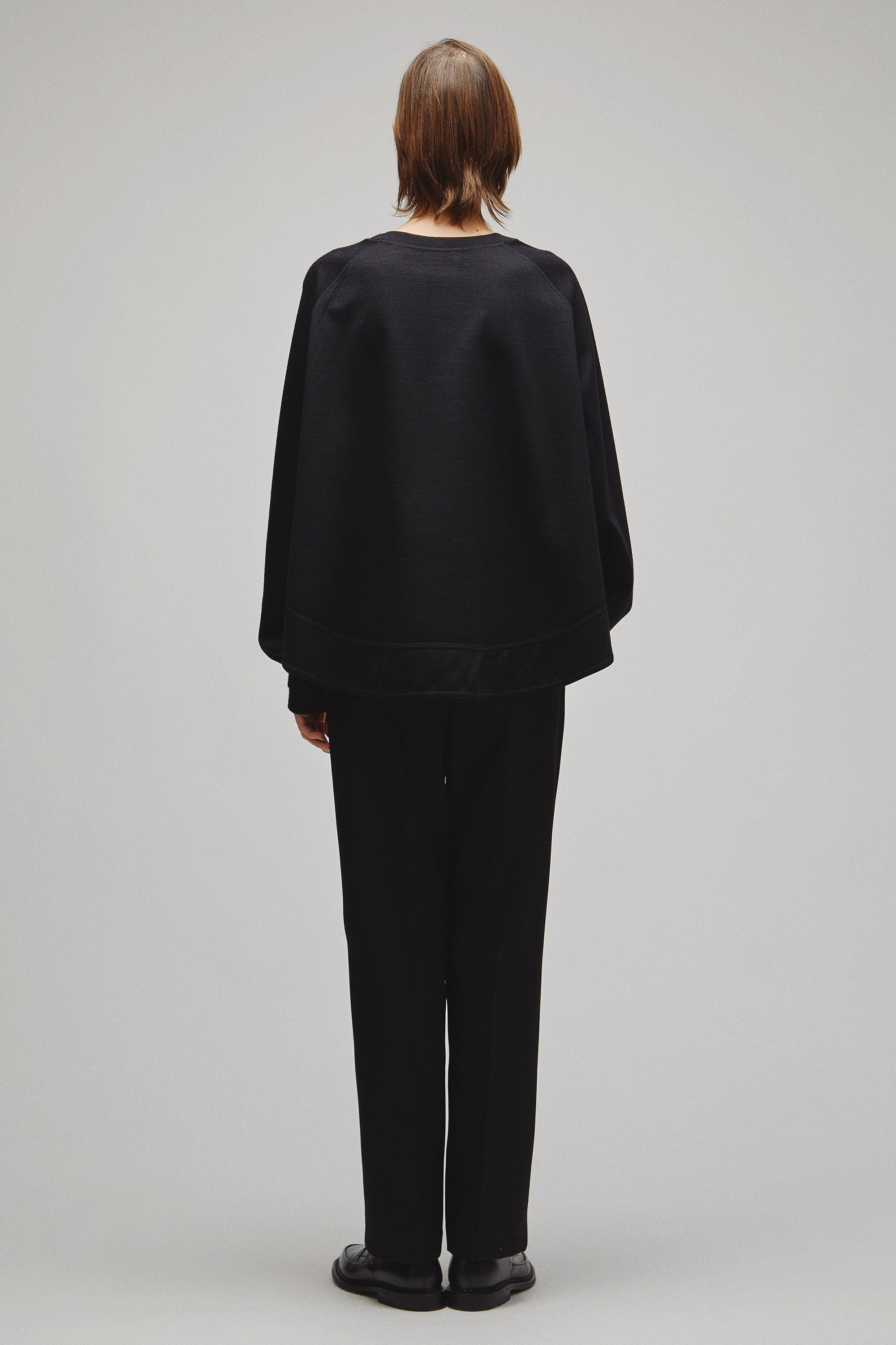 RERACS A-LINE SHORT RAGLAN SWEAT