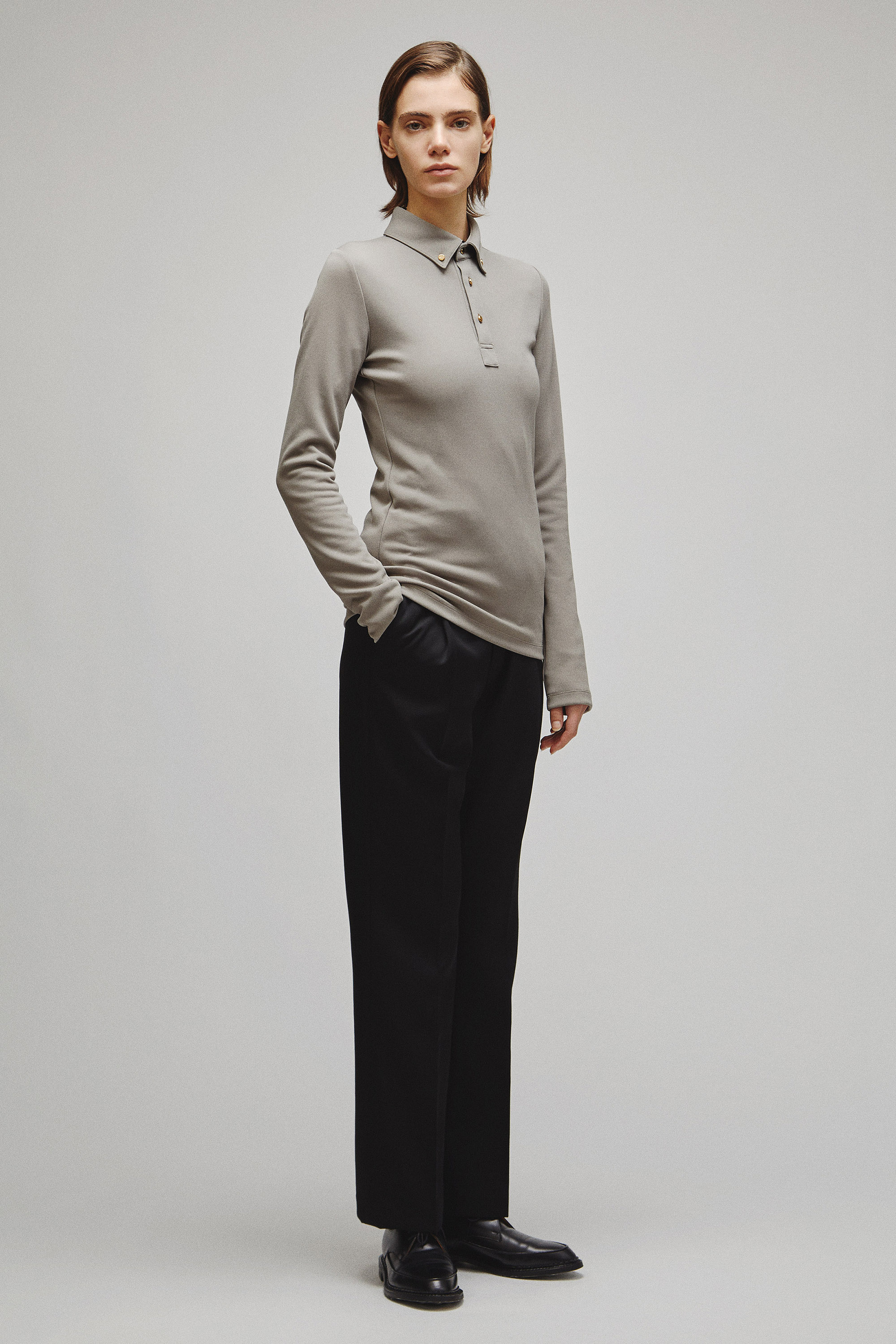 RERACS TIGHT FIT POLO SHIRT