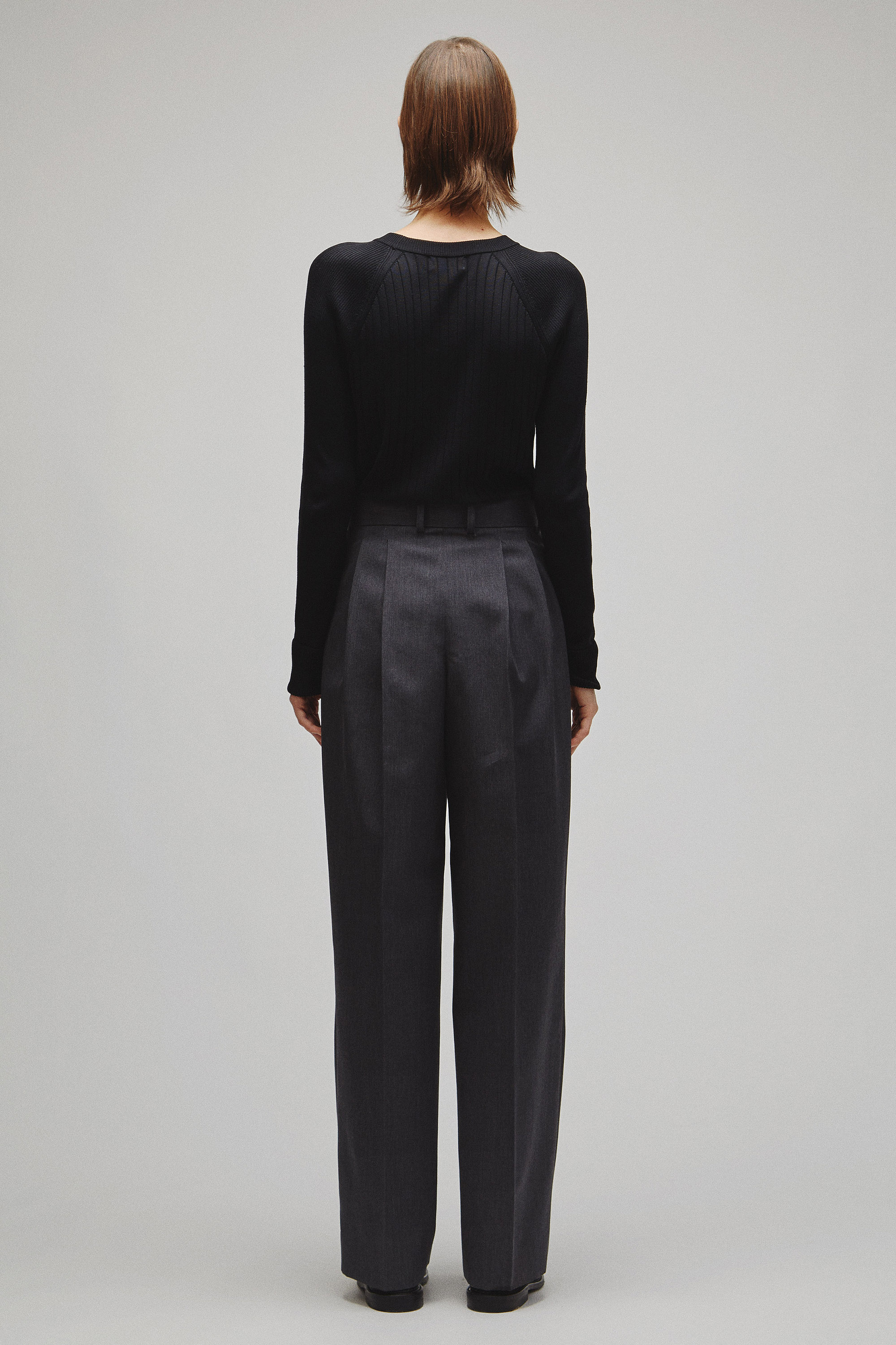 RERACS 2 TUCK WIDE SLACKS