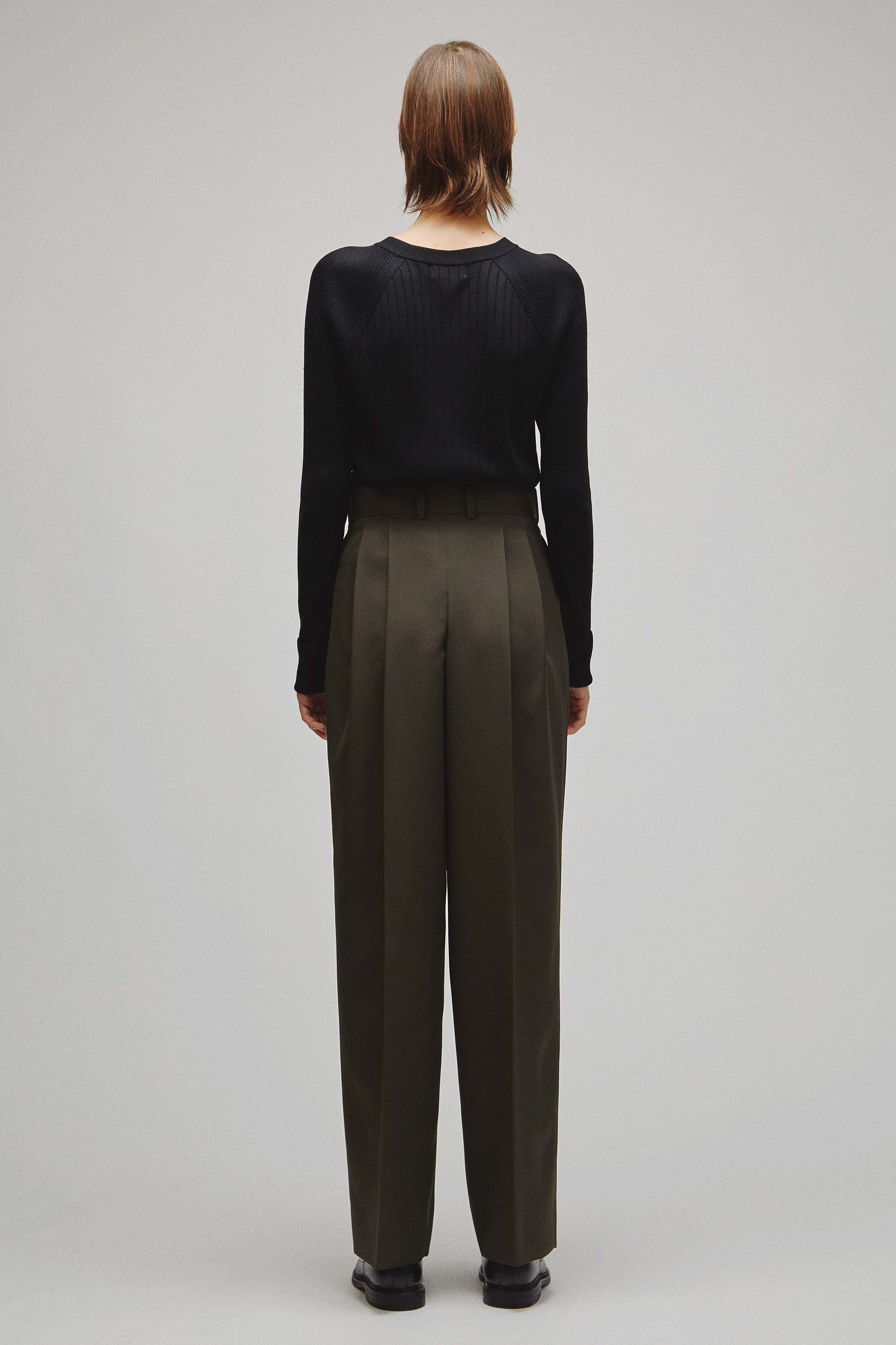 RERACS 2 TUCK WIDE SLACKS