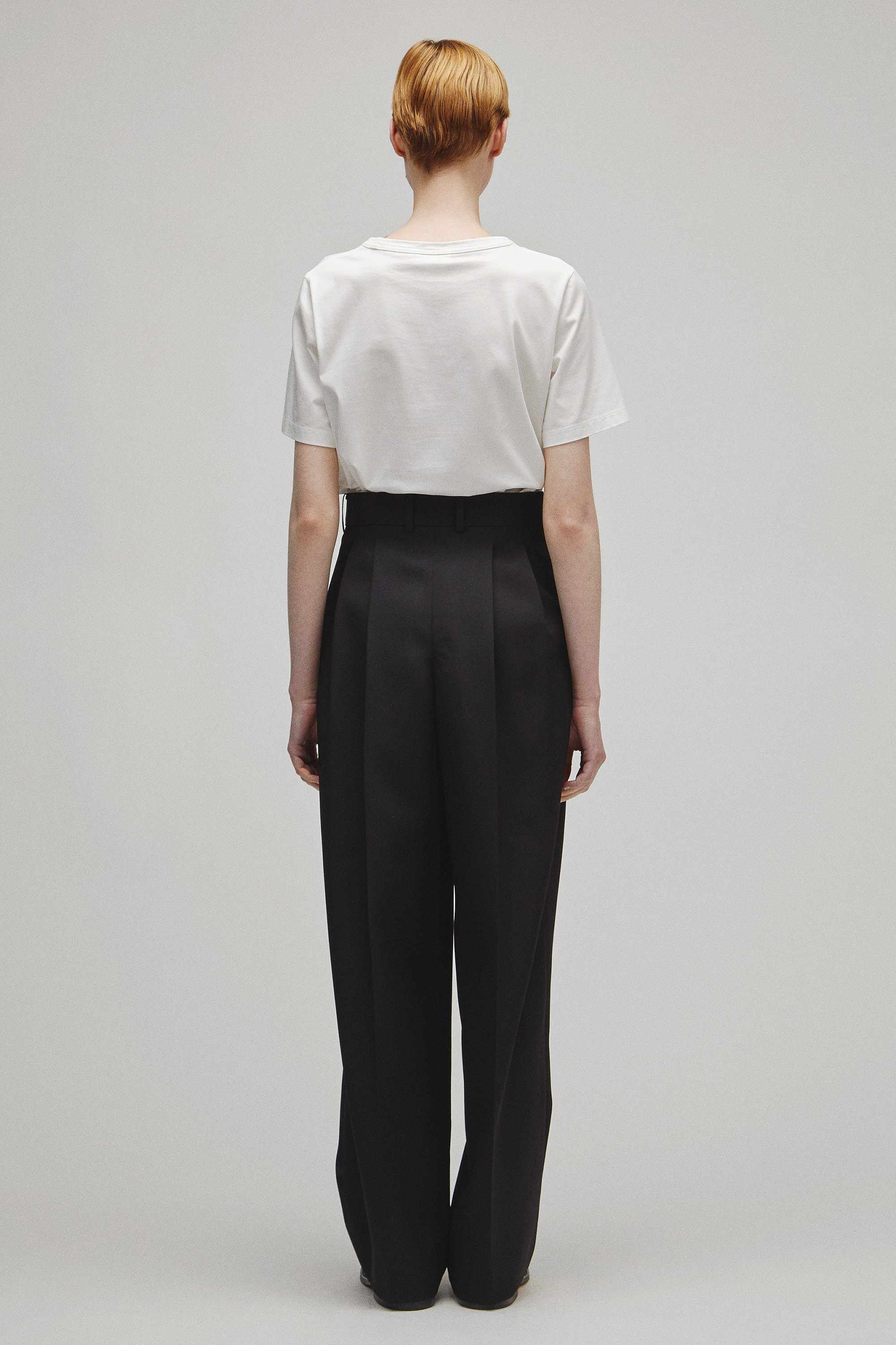 RERACS 2 TUCK WIDE SLACKS