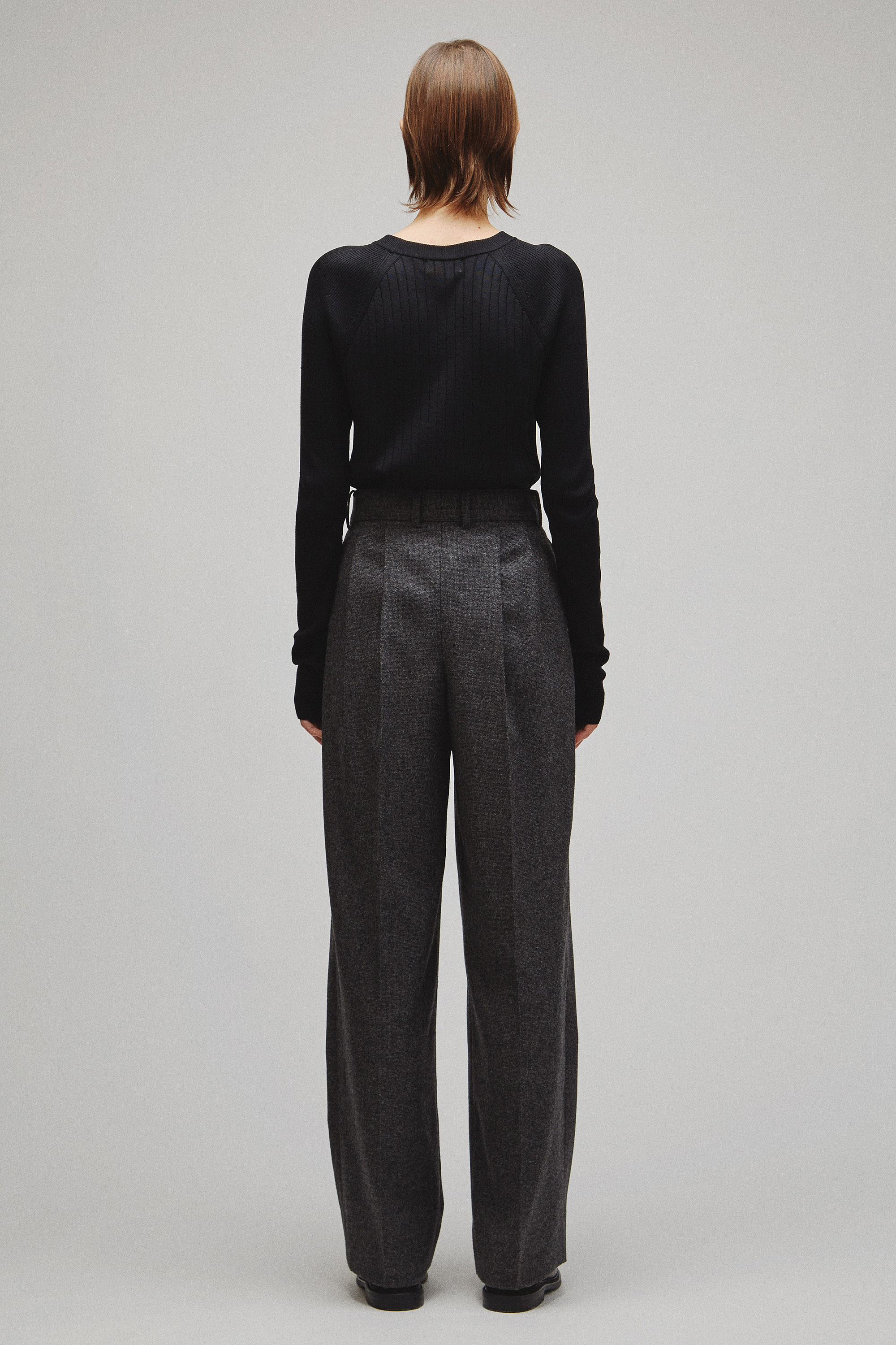 RERACS 2 TUCK WIDE SLACKS