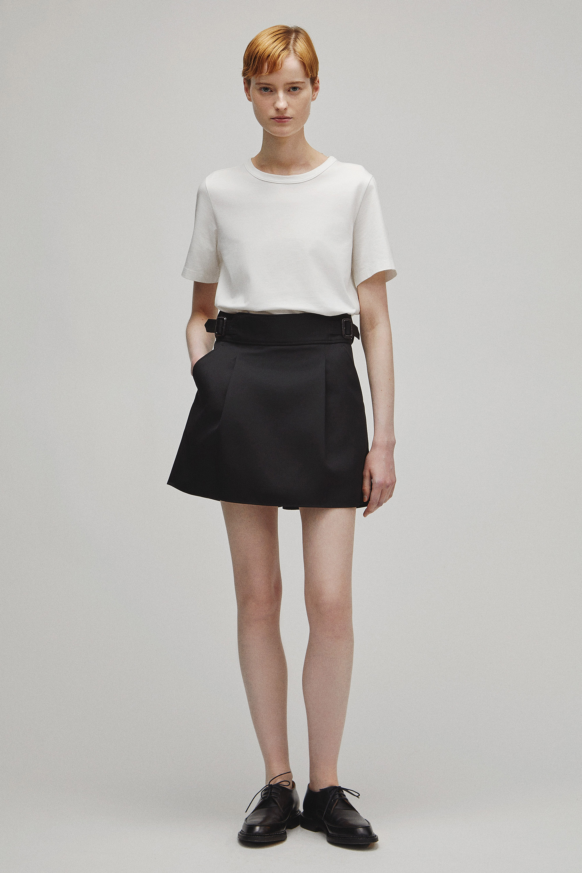 RERACS RAYERED SKIRT SHORTS