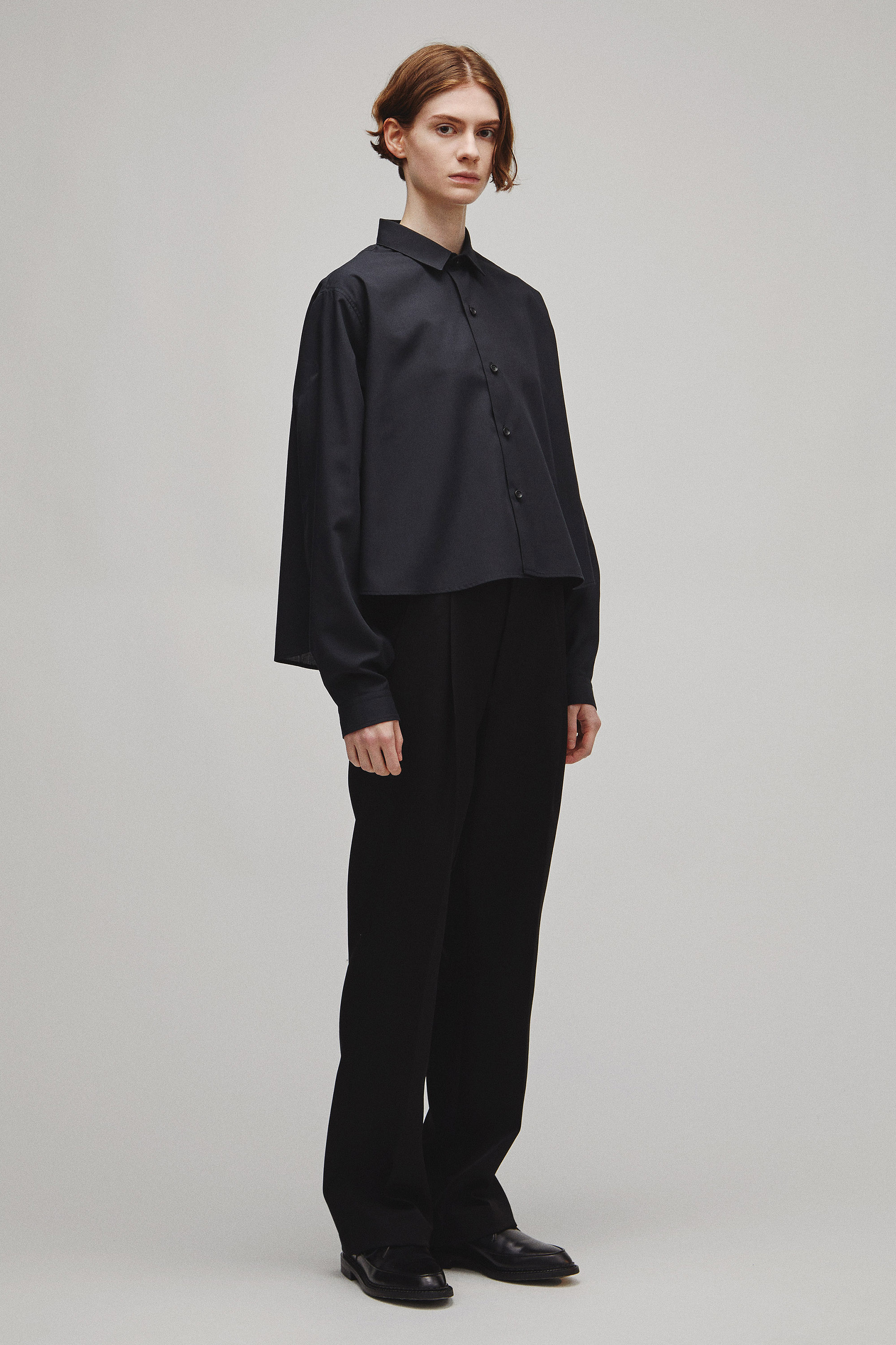 RERACS REGULAR COLLAR A-LINE SHIRT