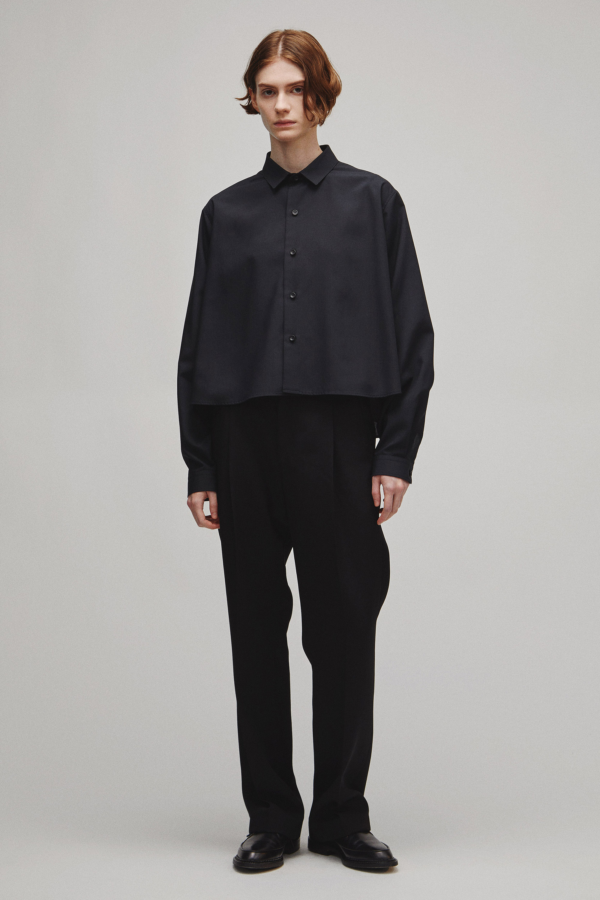RERACS REGULAR COLLAR A-LINE SHIRT