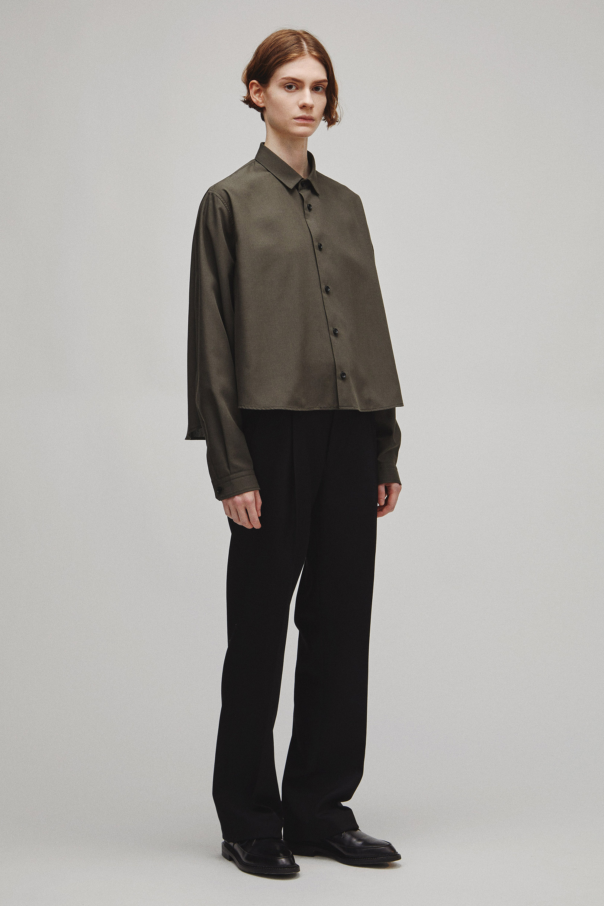 RERACS REGULAR COLLAR A-LINE SHIRT