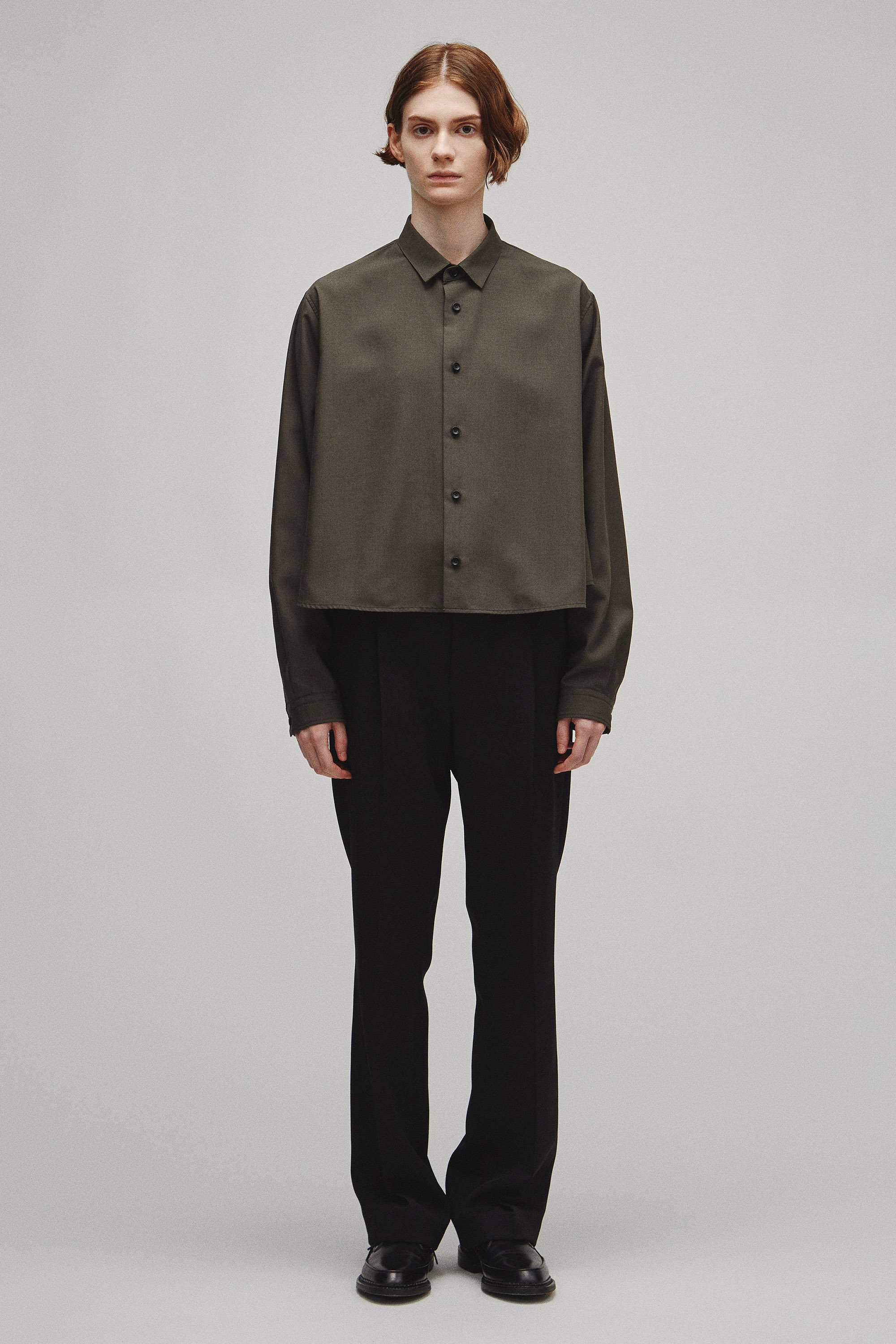 RERACS REGULAR COLLAR A-LINE SHIRT