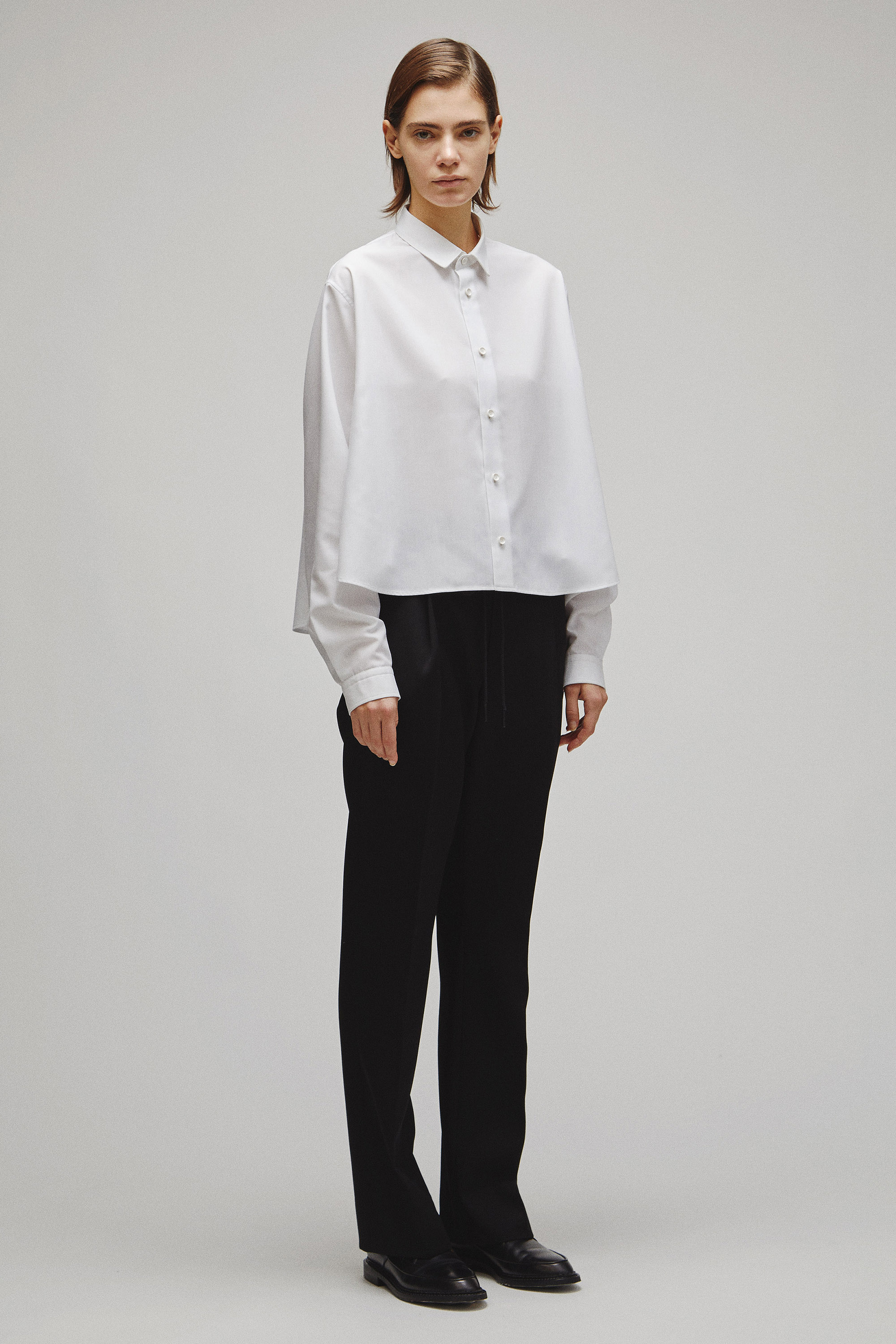 RERACS REGULAR COLLAR A-LINE SHIRT