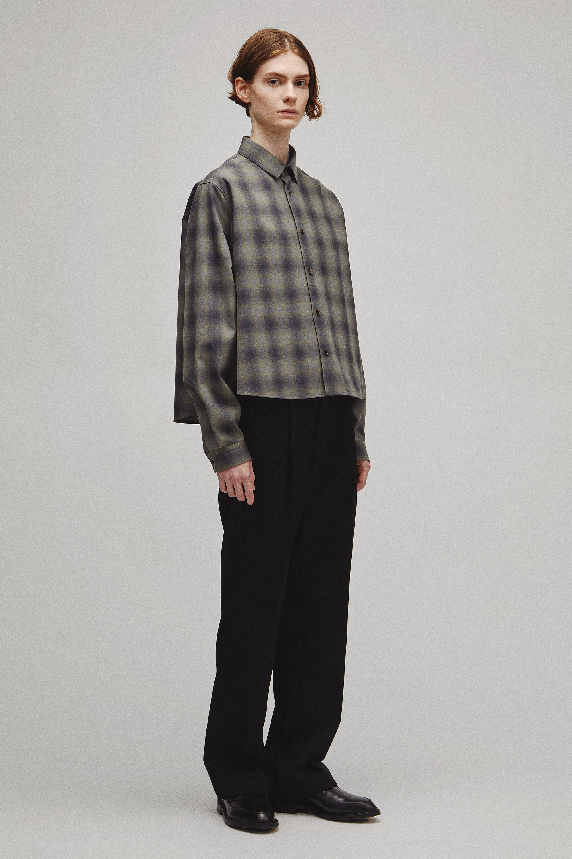 RERACS REGULAR COLLAR A-LINE SHIRT