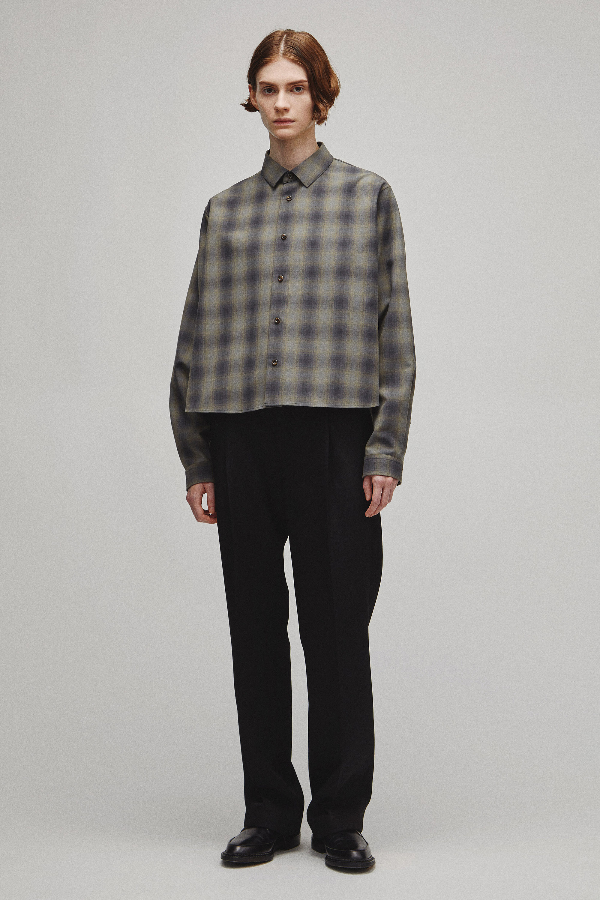RERACS REGULAR COLLAR A-LINE SHIRT