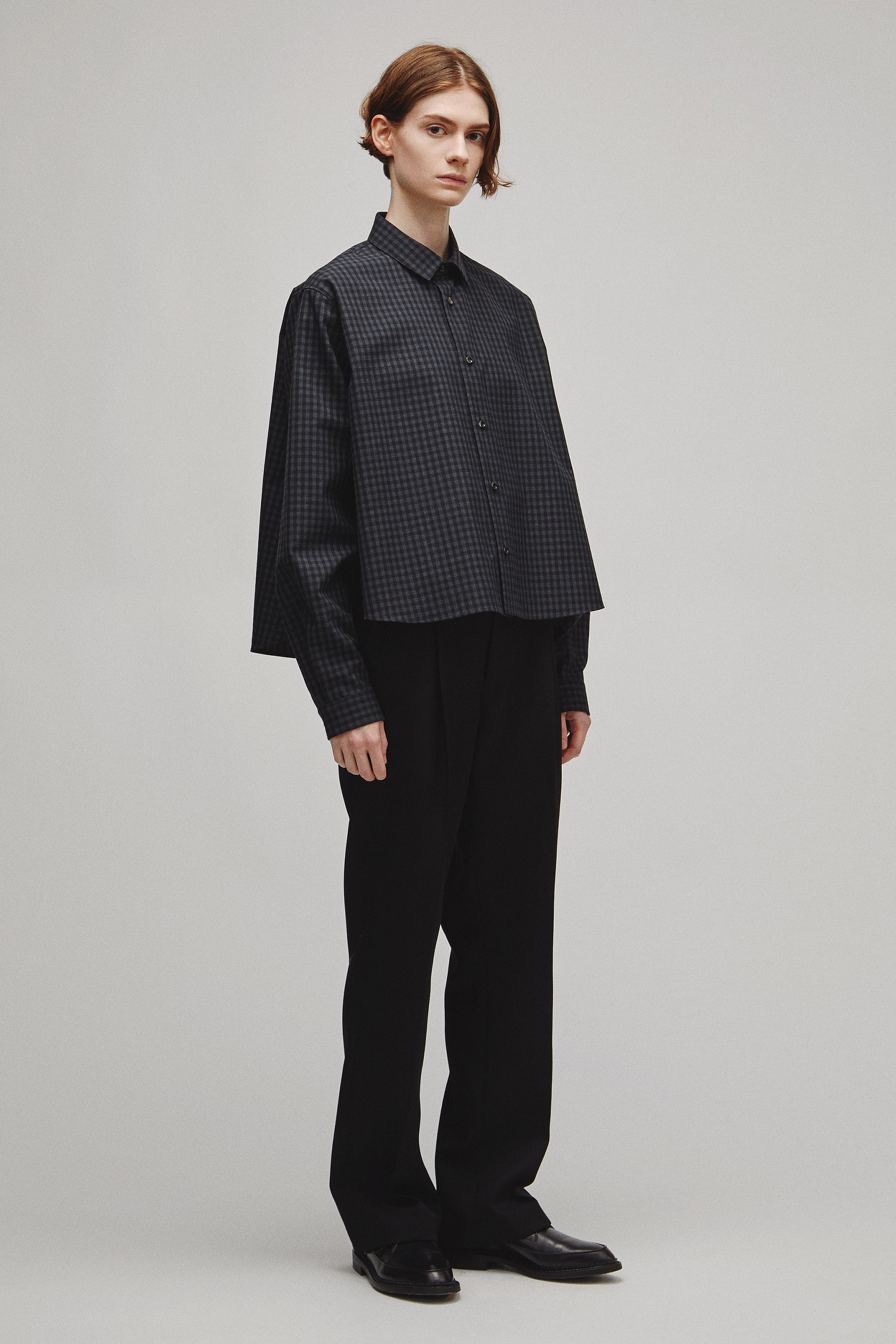 RERACS REGULAR COLLAR A-LINE SHIRT