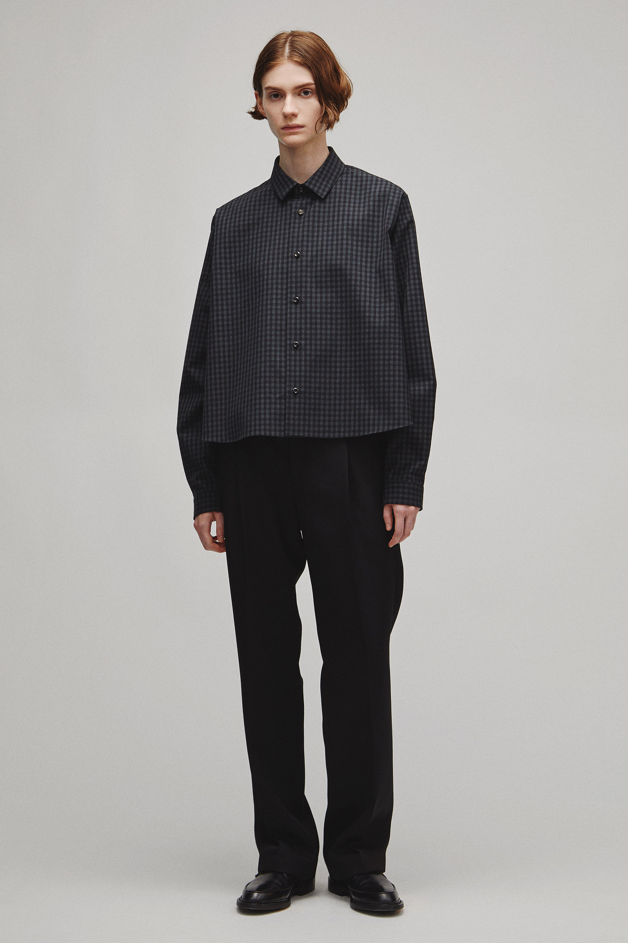 RERACS REGULAR COLLAR A-LINE SHIRT
