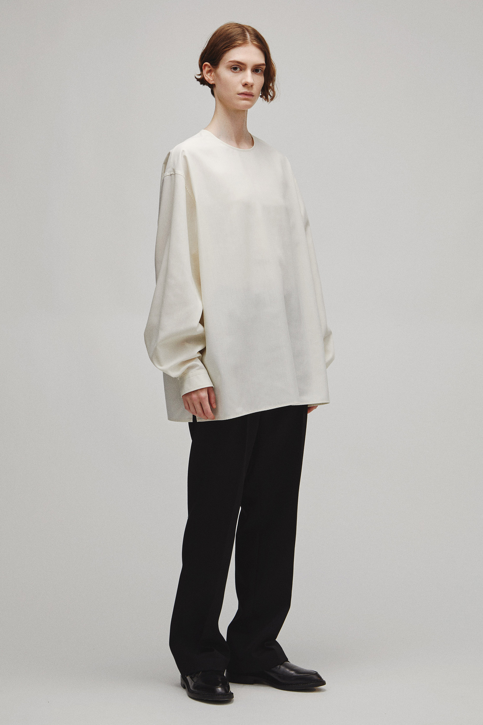 THE SIDE ZIP PULLOVER SHIRT