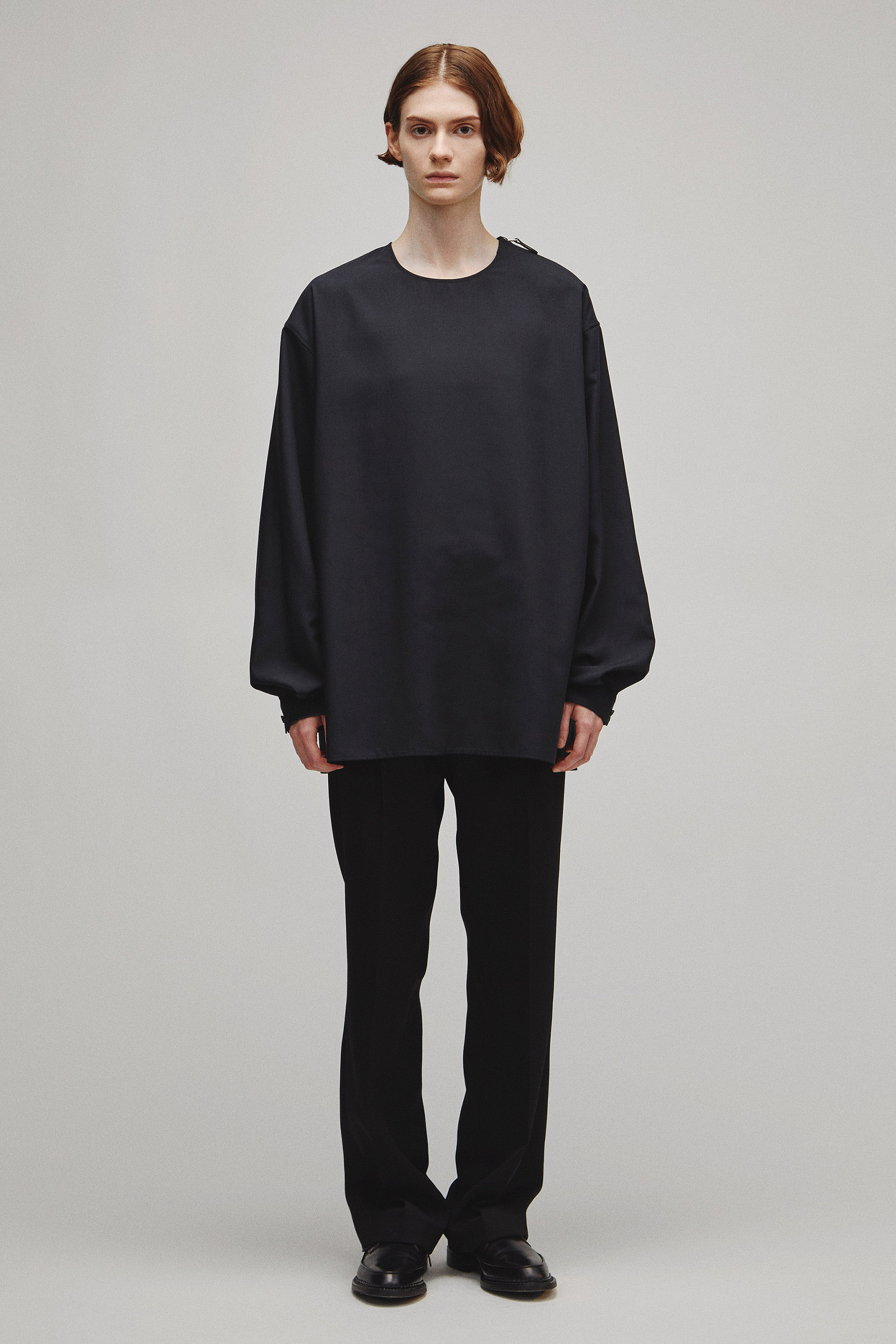 THE SIDE ZIP PULLOVER SHIRT