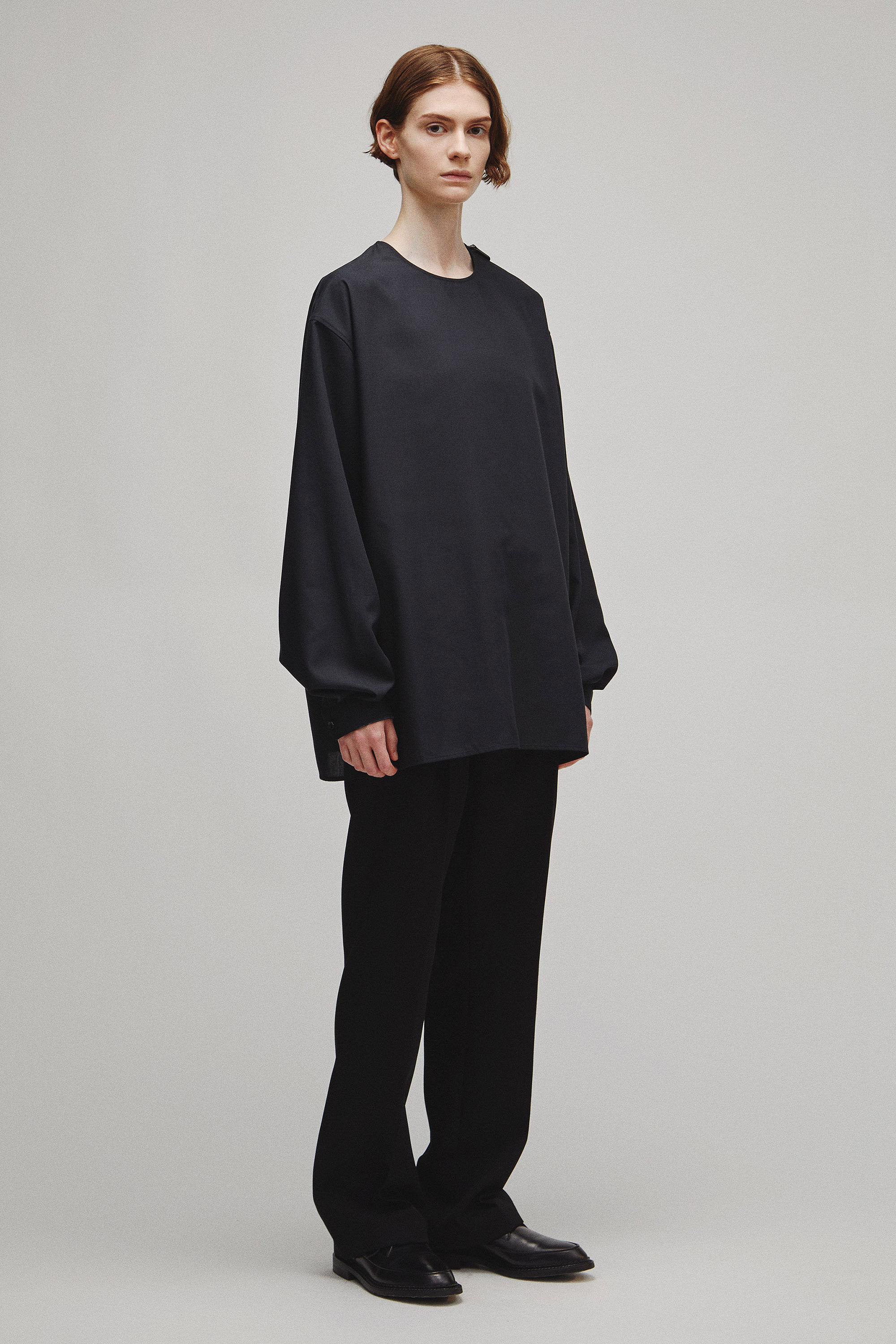THE SIDE ZIP PULLOVER SHIRT