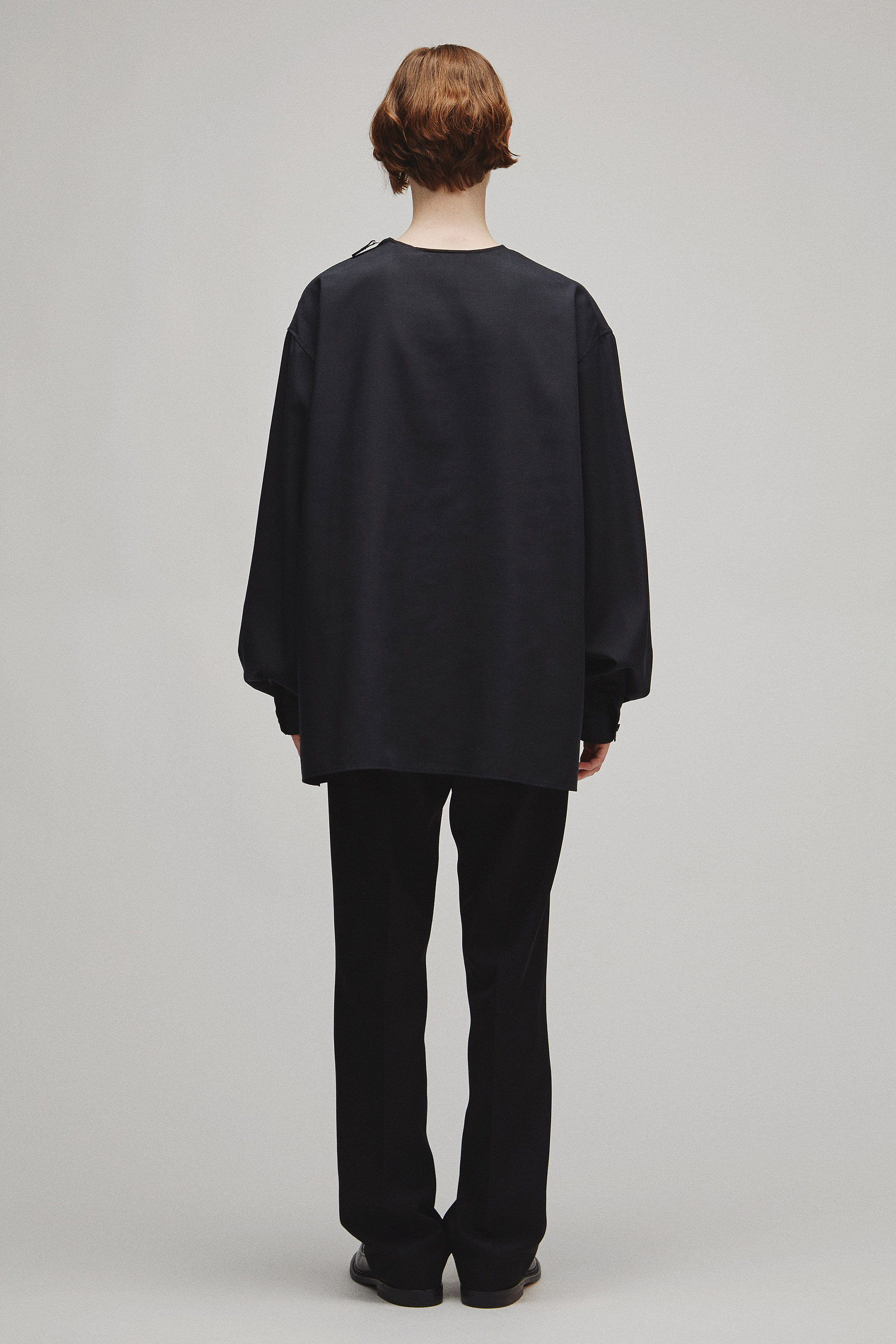 THE SIDE ZIP PULLOVER SHIRT