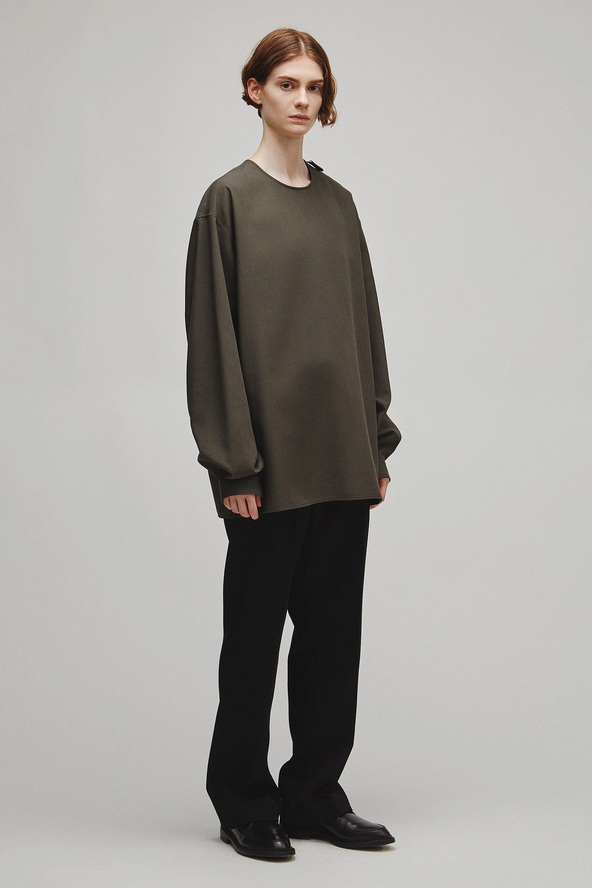 THE SIDE ZIP PULLOVER SHIRT