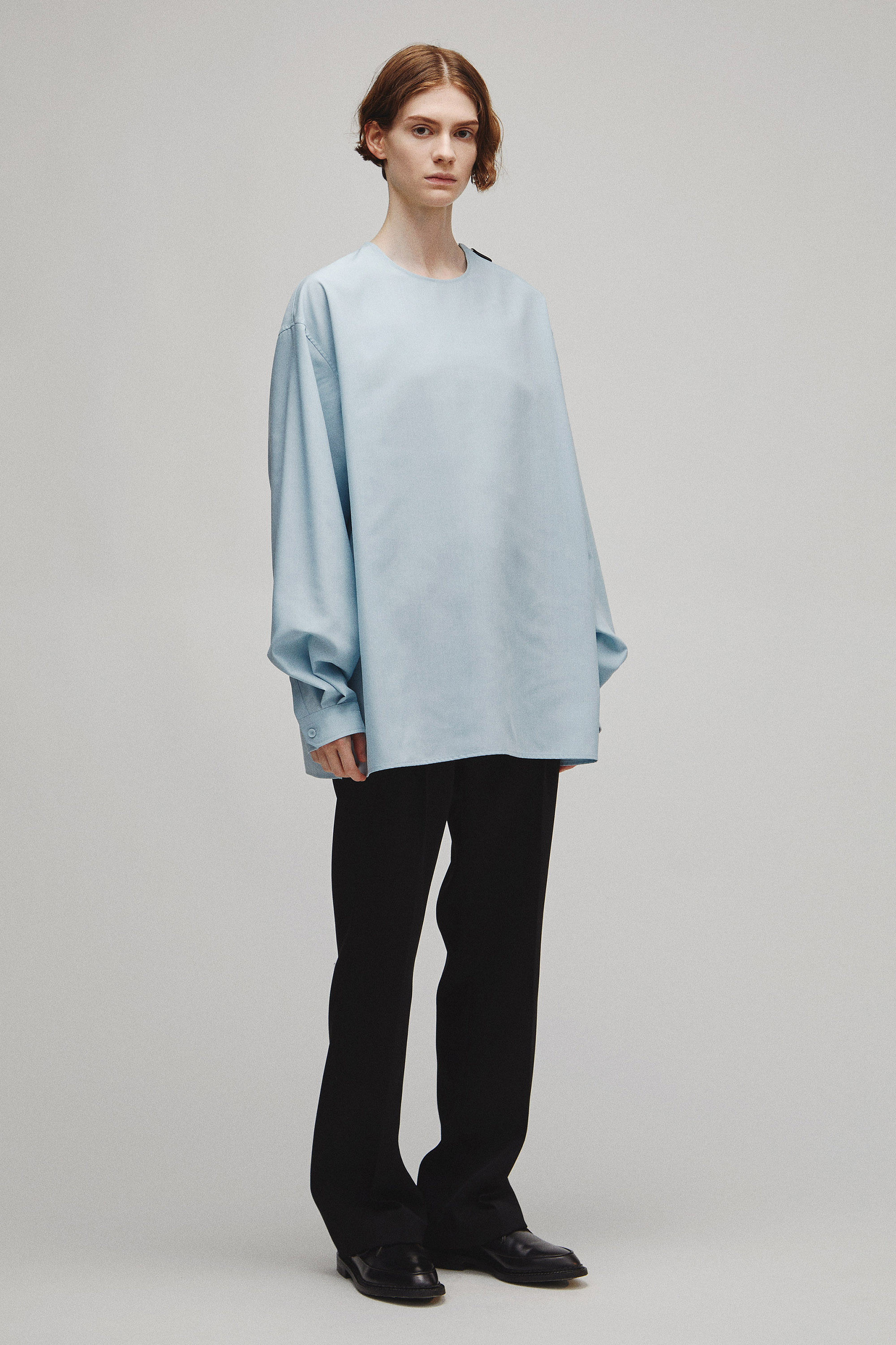 THE SIDE ZIP PULLOVER SHIRT