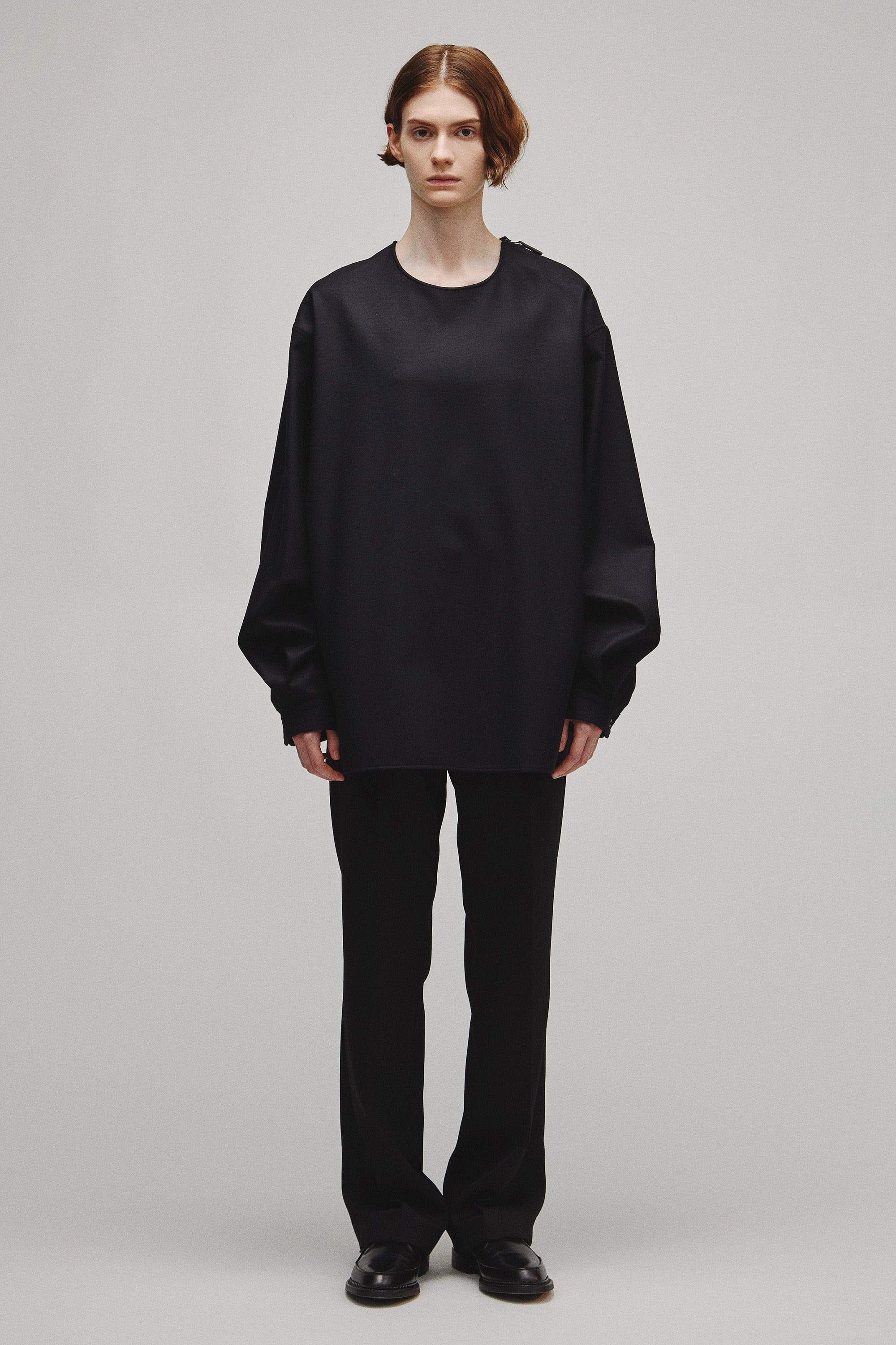 THE SIDE ZIP PULLOVER SHIRT