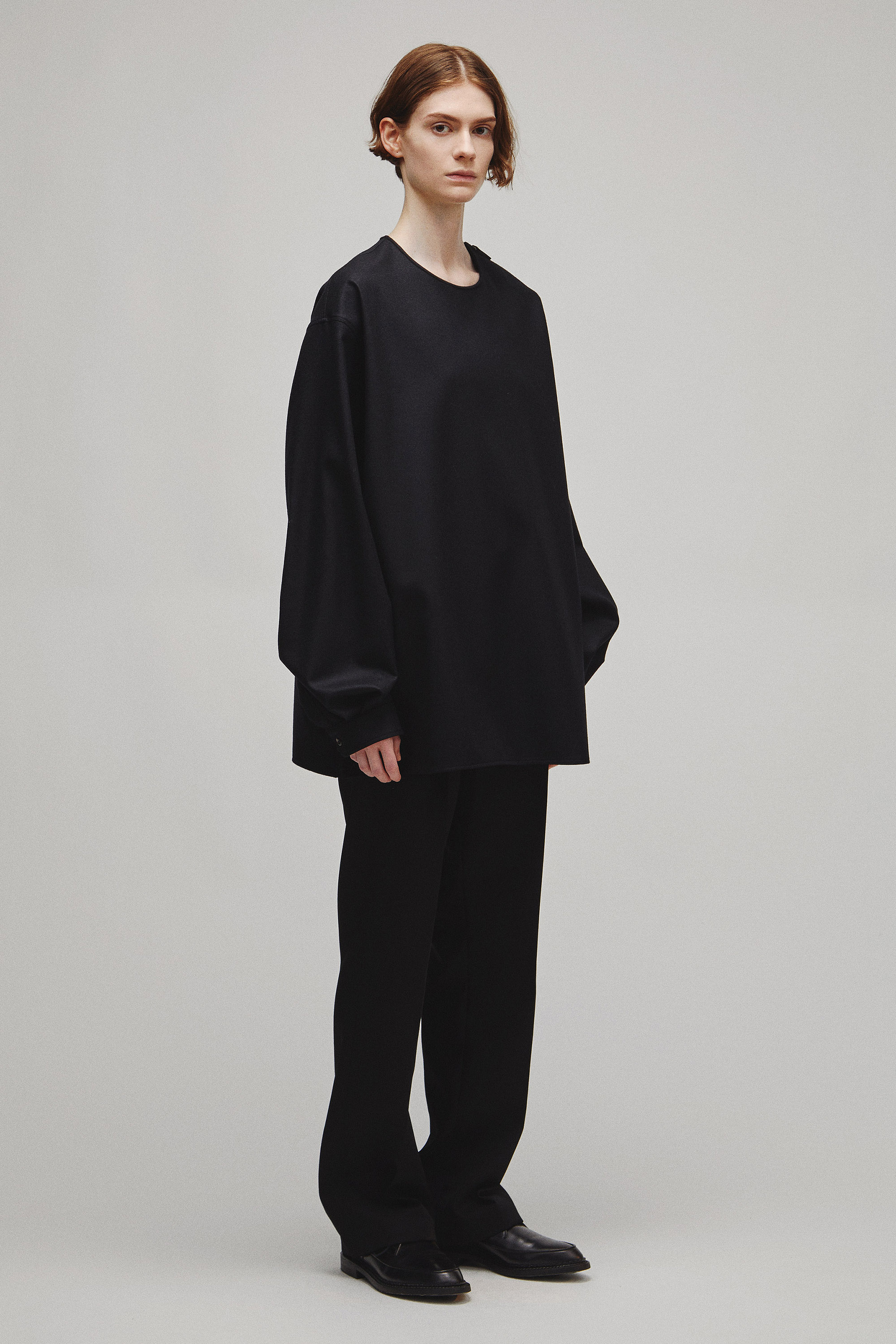 THE SIDE ZIP PULLOVER SHIRT