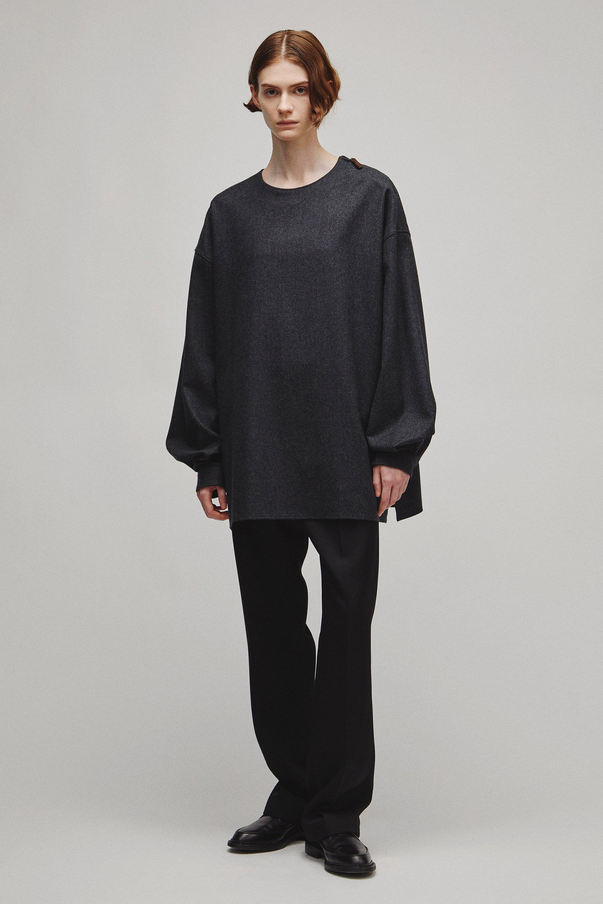 THE SIDE ZIP PULLOVER SHIRT
