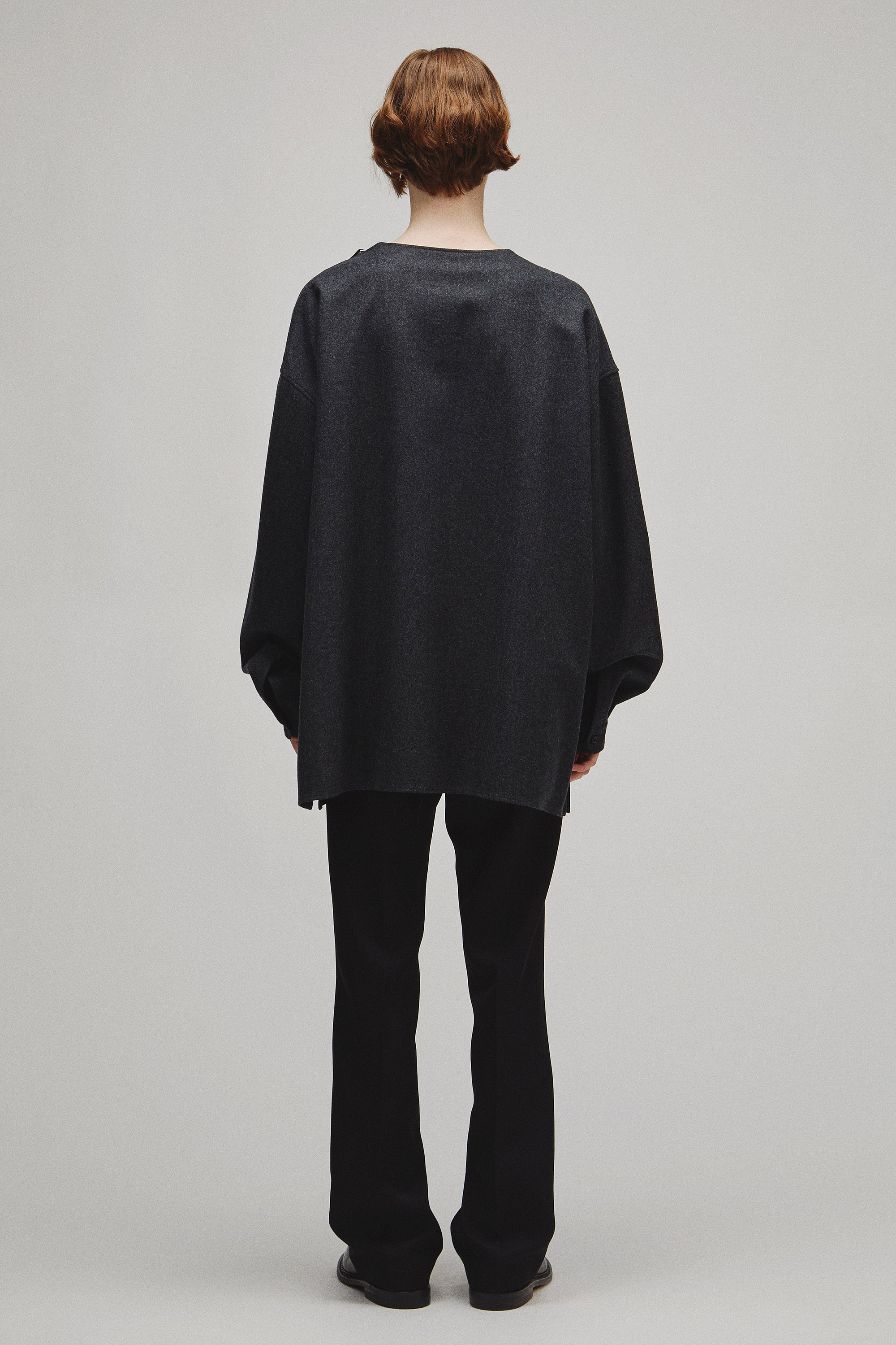 THE SIDE ZIP PULLOVER SHIRT