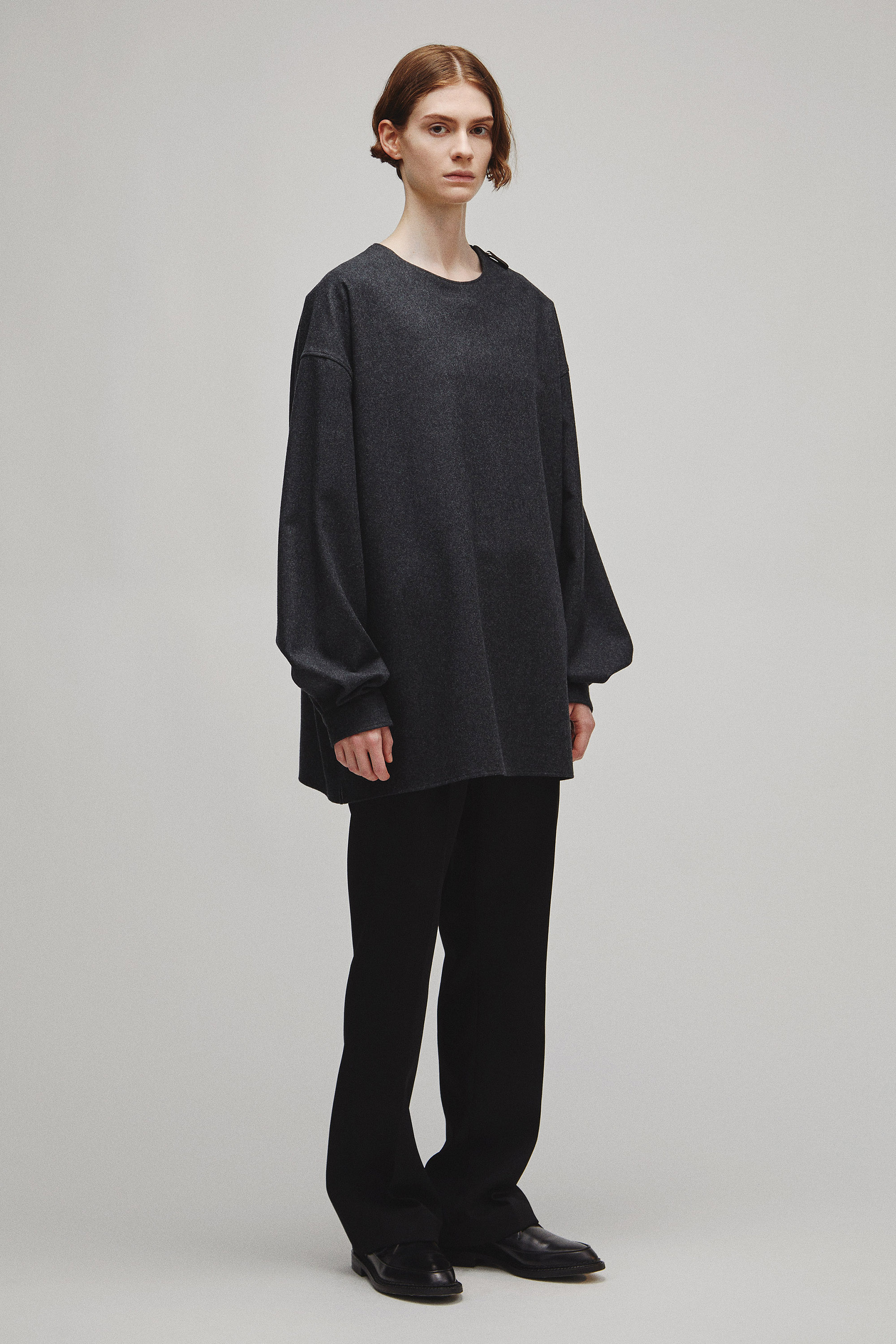 THE SIDE ZIP PULLOVER SHIRT